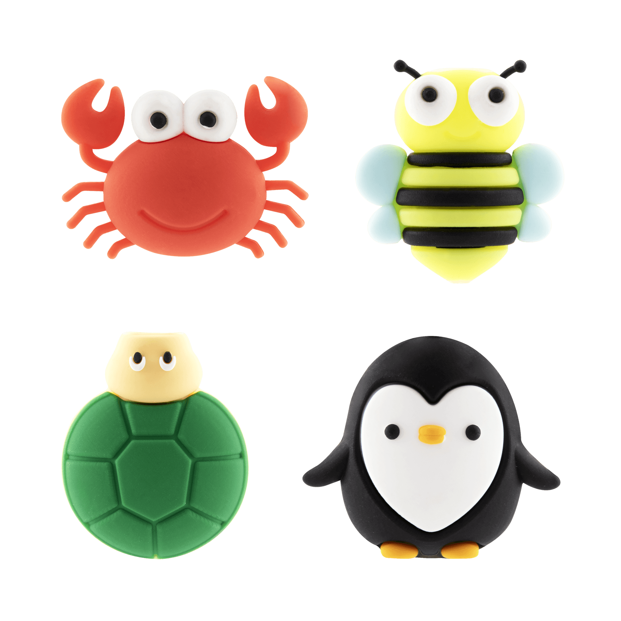 Cable Protectors Novelty Animals - Assorted 4 Pack