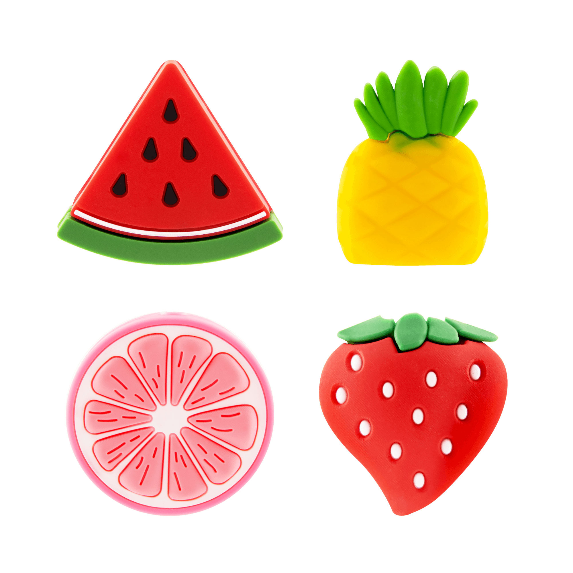 Cable Protectors Novelty Fruit - Assorted 4 Pack