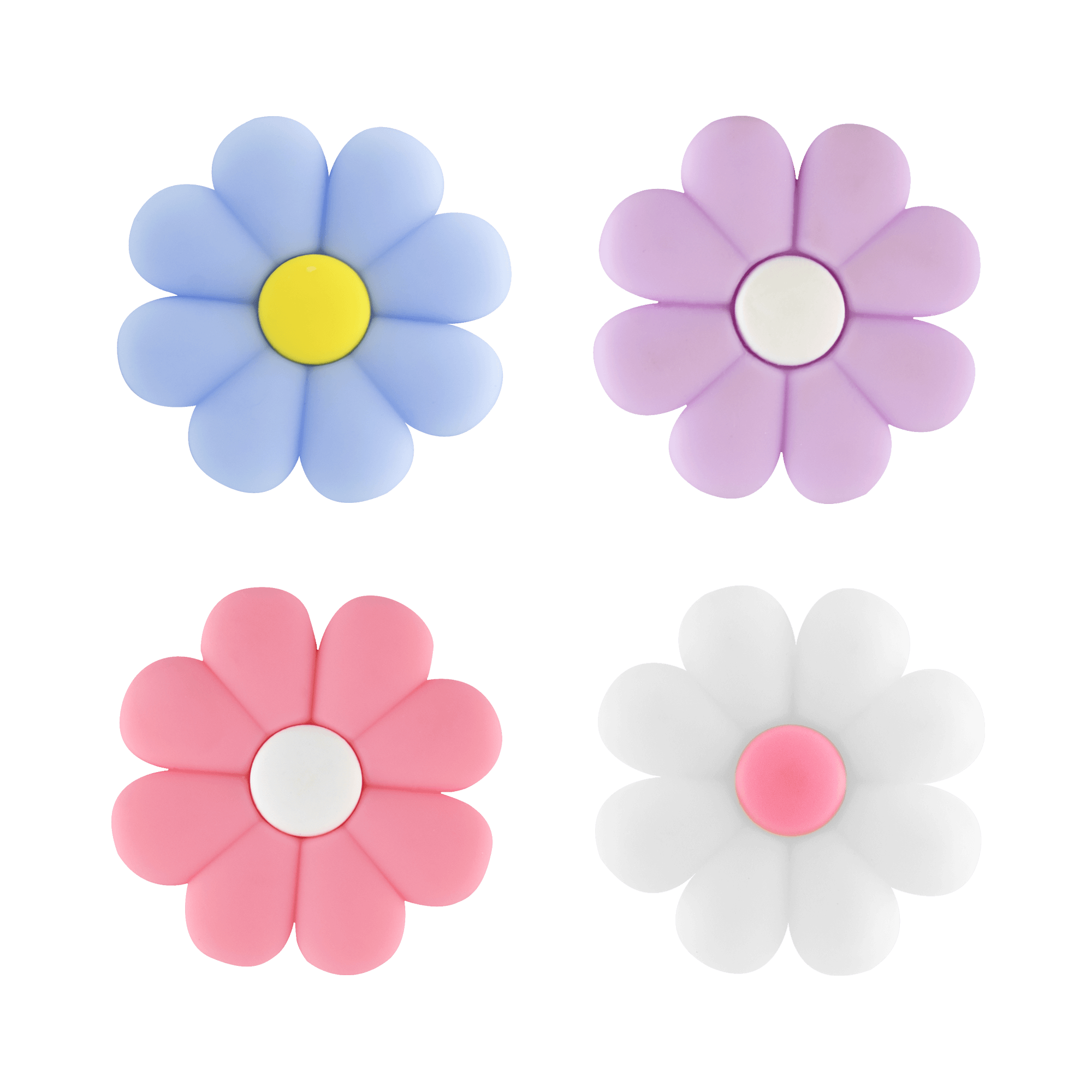 Cable Protectors Novelty Flowers - Assorted 4 Pack