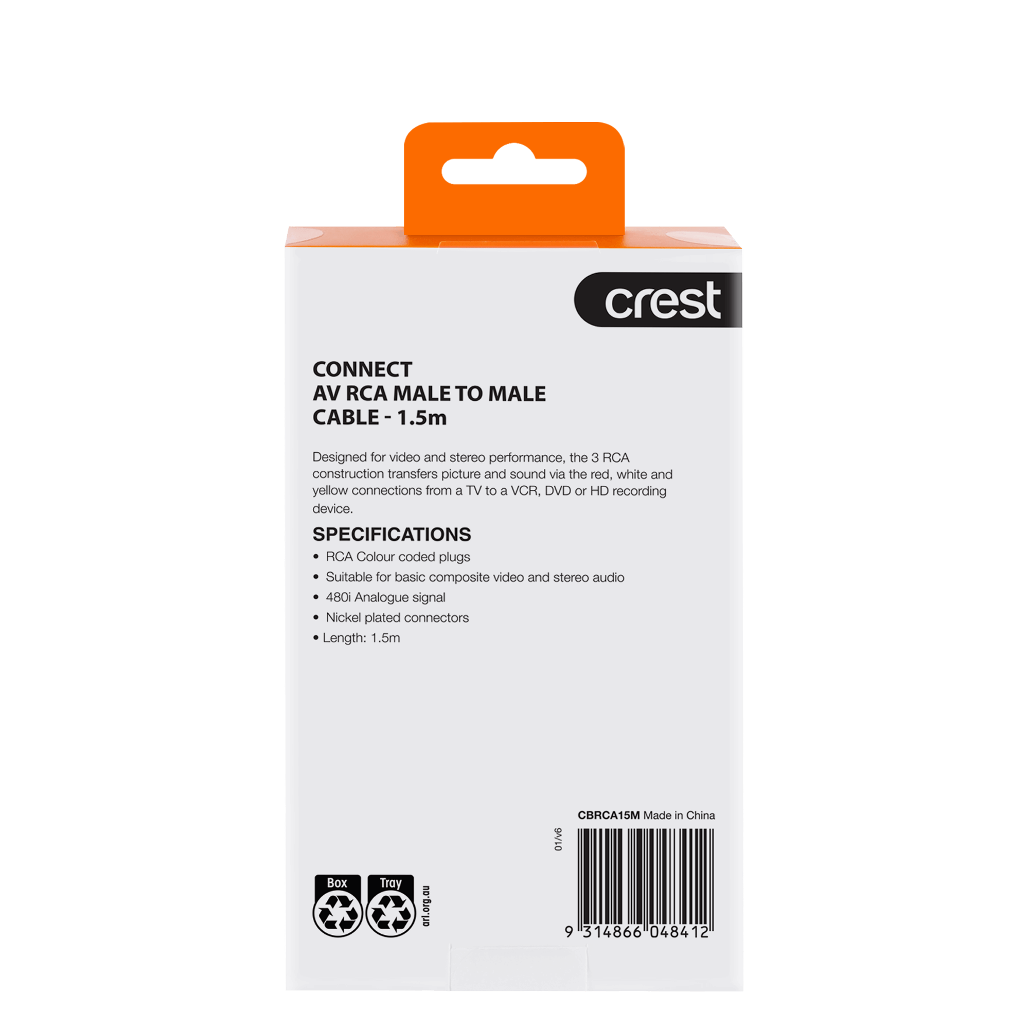 TV Antenna Cable Dual Shield Male To F Connector 2M