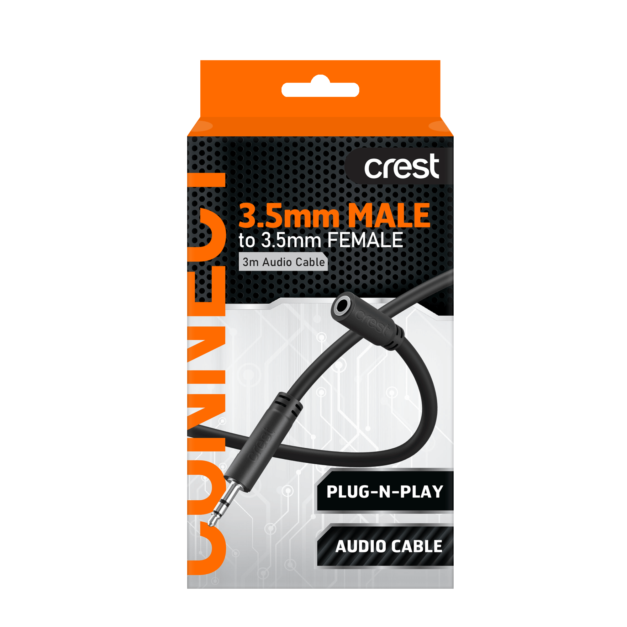 3.55 Male to 3.55mm Female Cable 3M