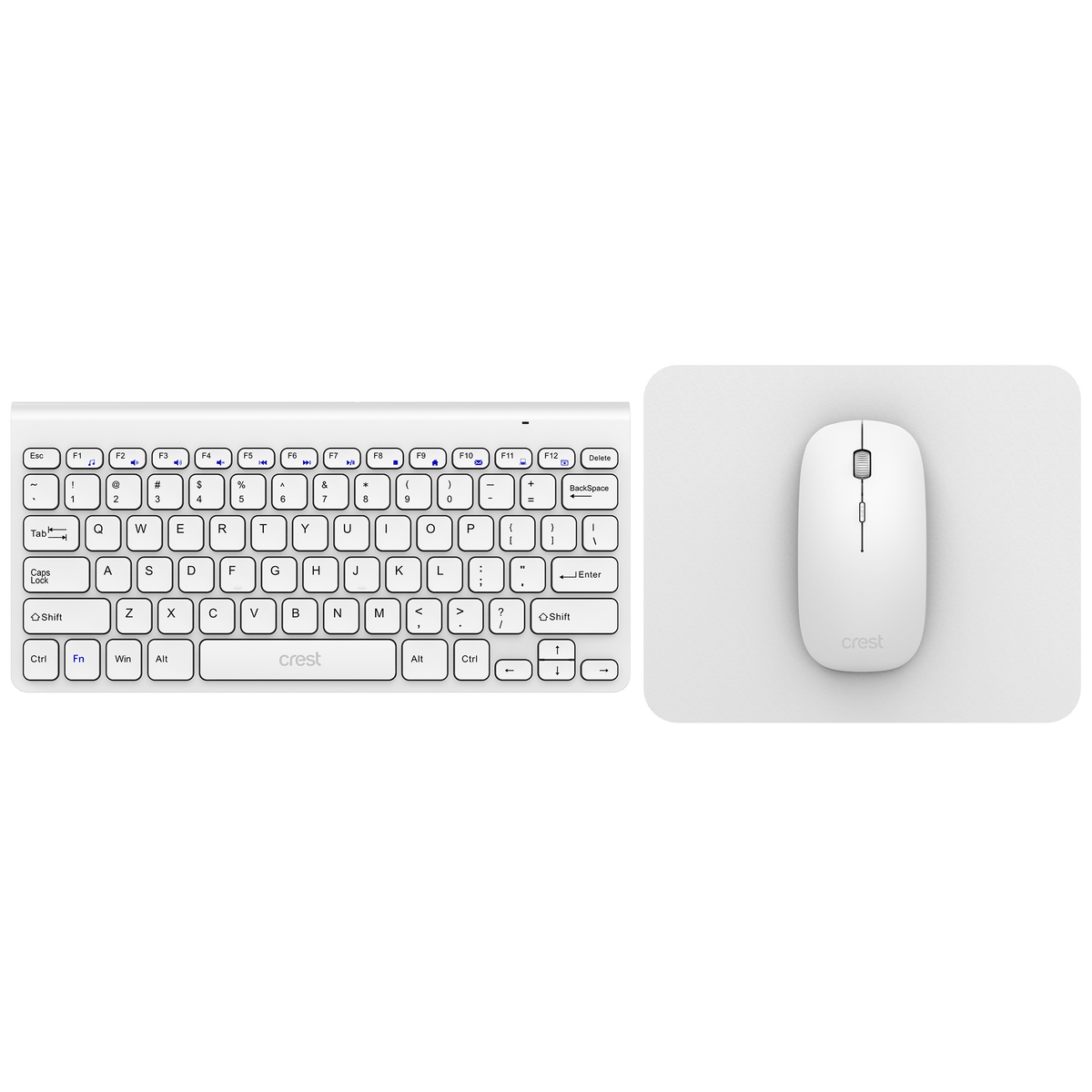 3 in 1 Wireless Keyboard Combo White