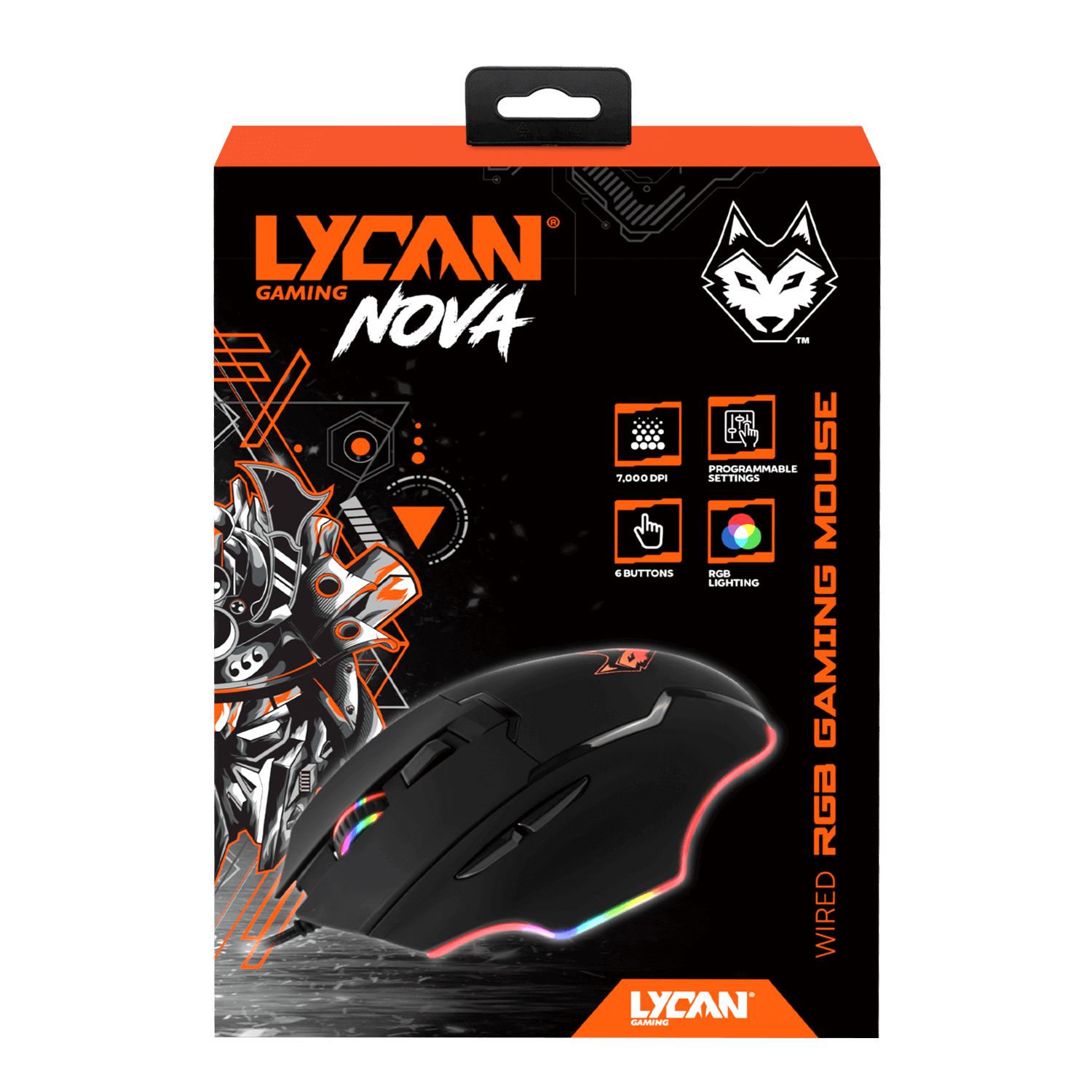 Nova Wired Gaming Mouse with RGB