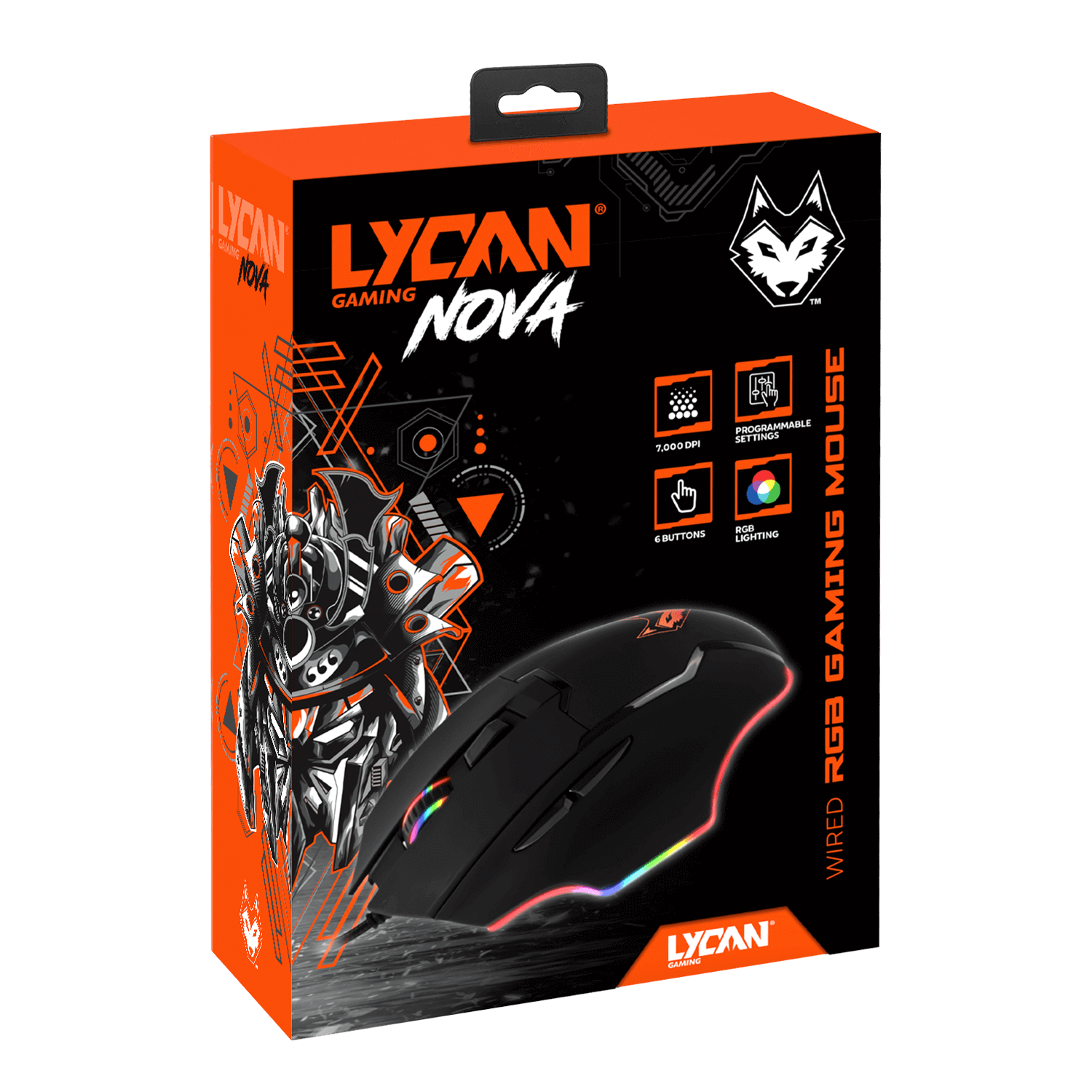 Nova Wired Gaming Mouse with RGB