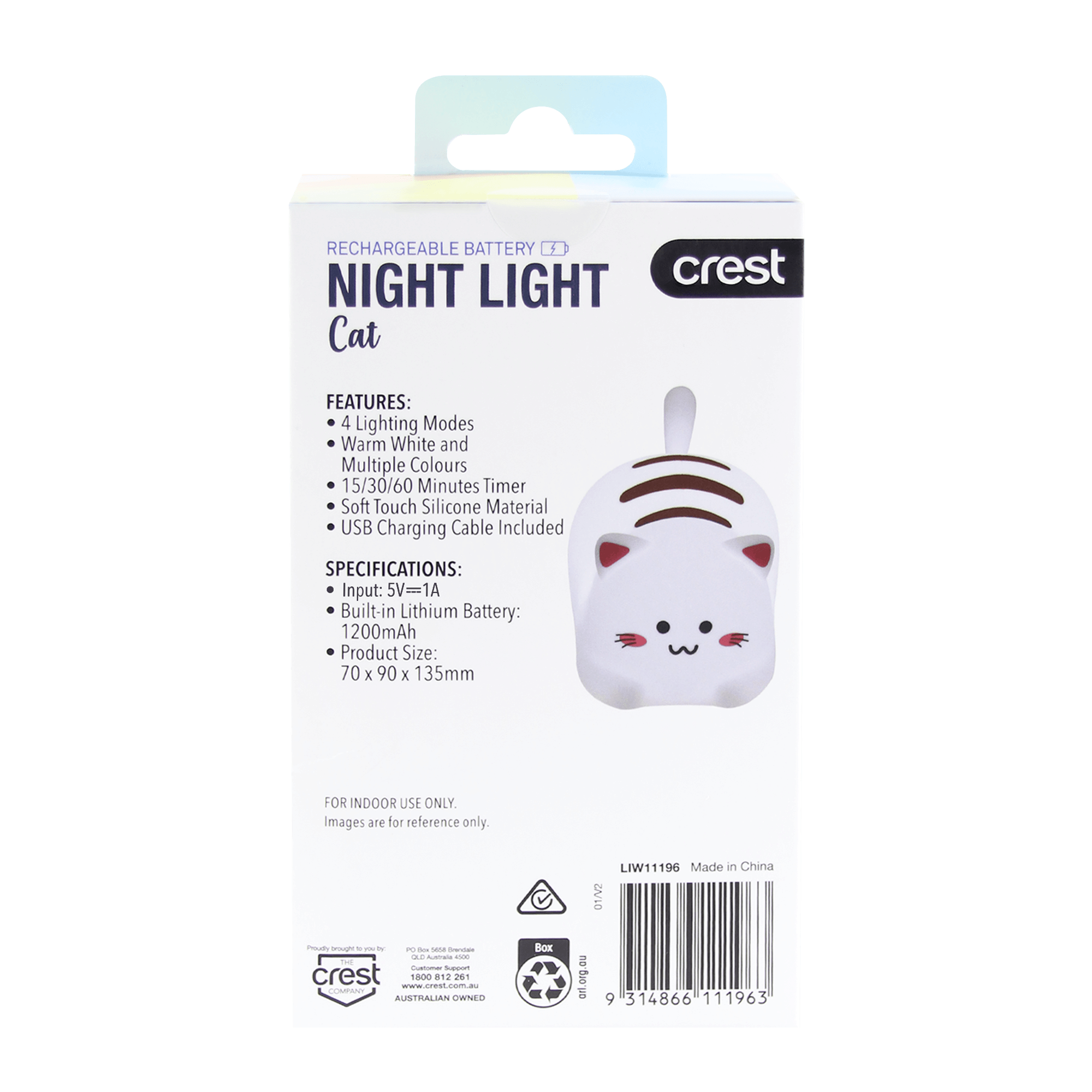 Cat LED Night Light