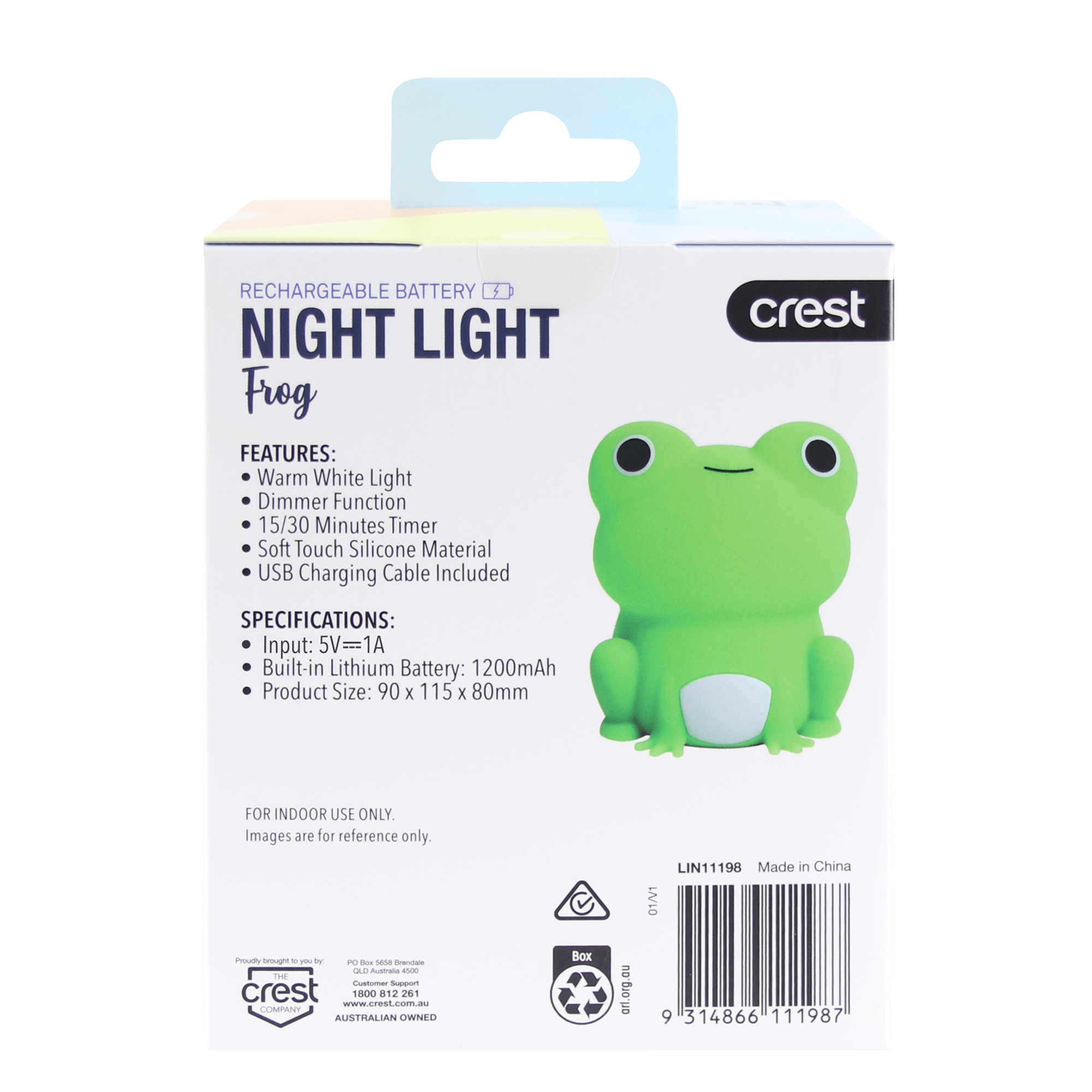 Frog LED Night Light