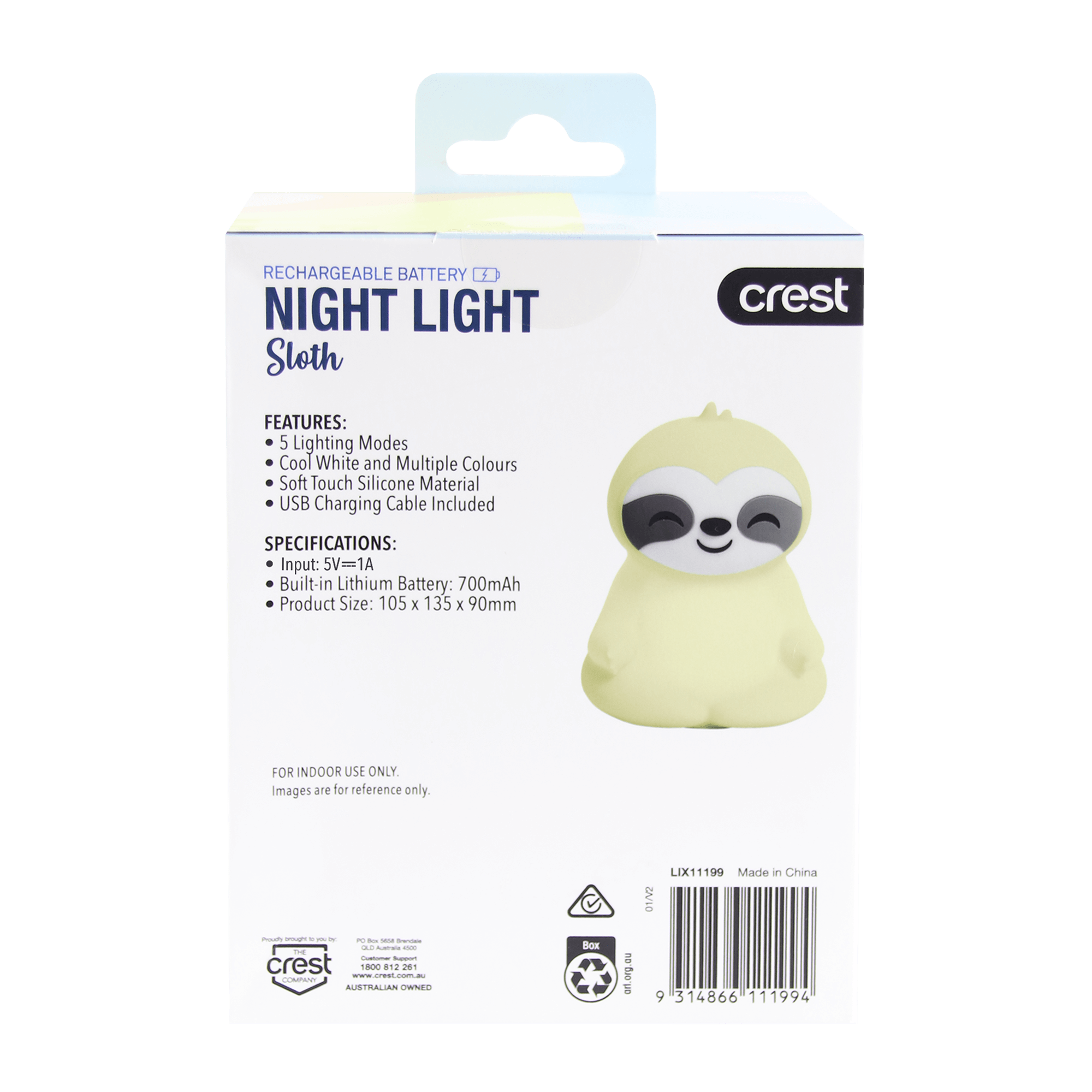 Sloth LED Night Light