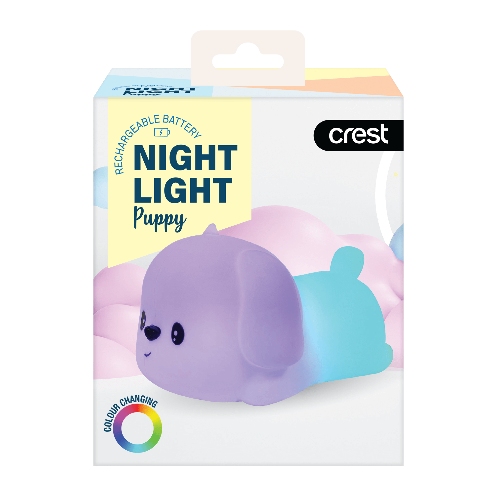 Large LED Kids Night Light Puppy