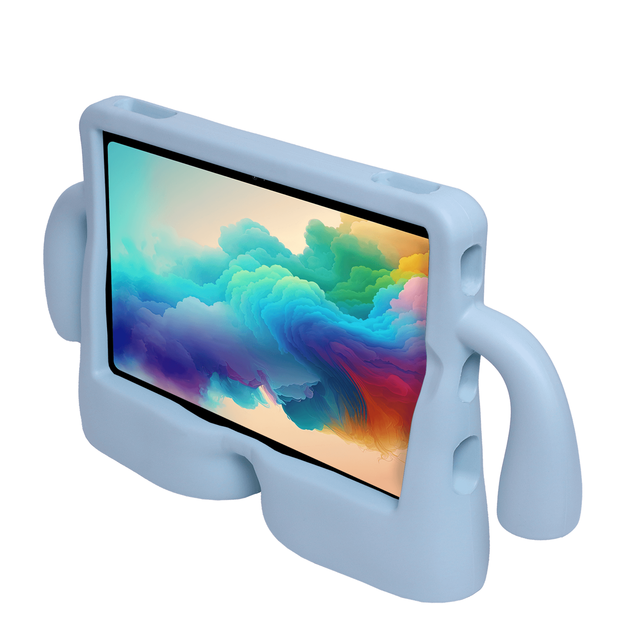 Crest TechXtras Portable Bumper Tablet Case iPad 10.2" - Blue