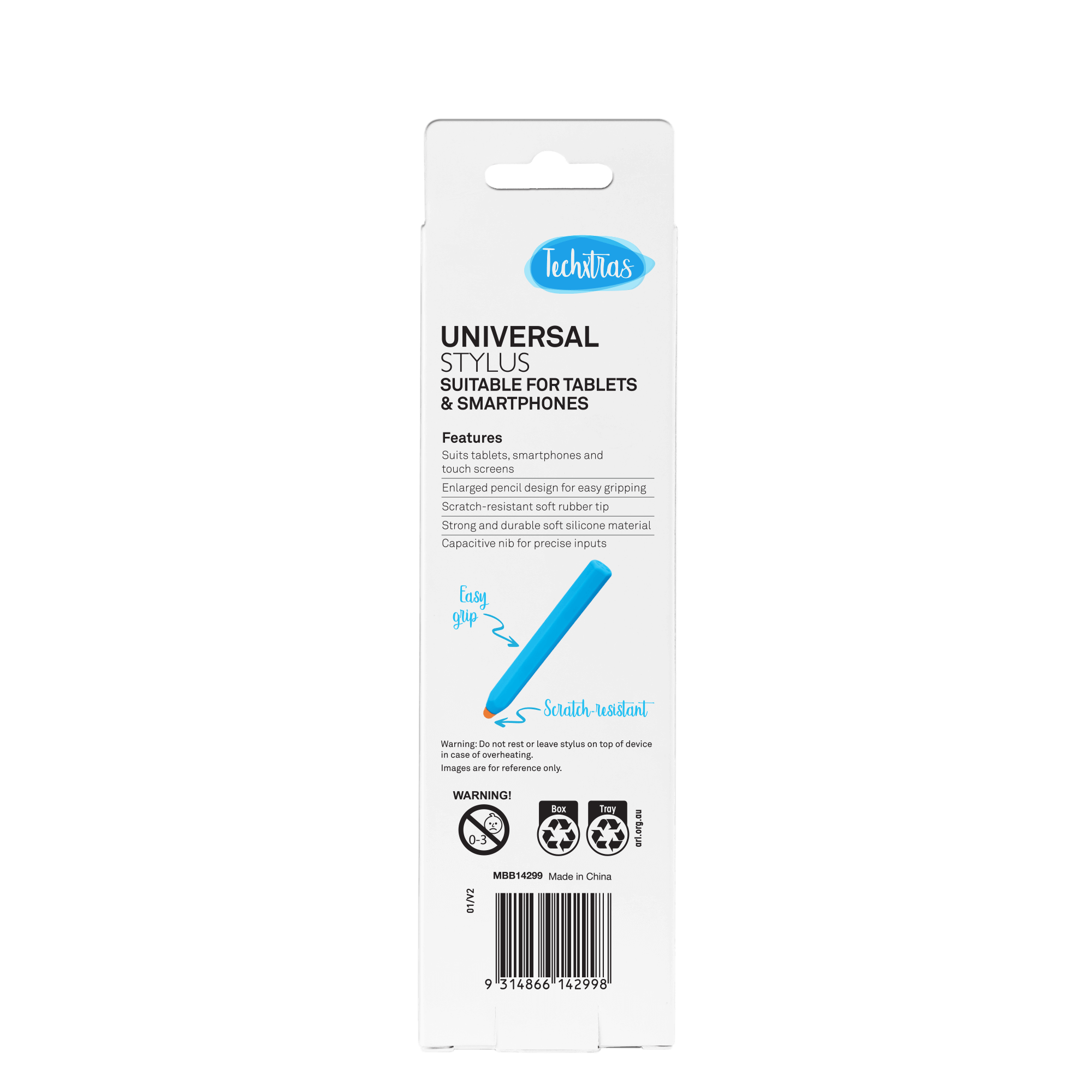 TechXtras Universal Stylus Pen Blue