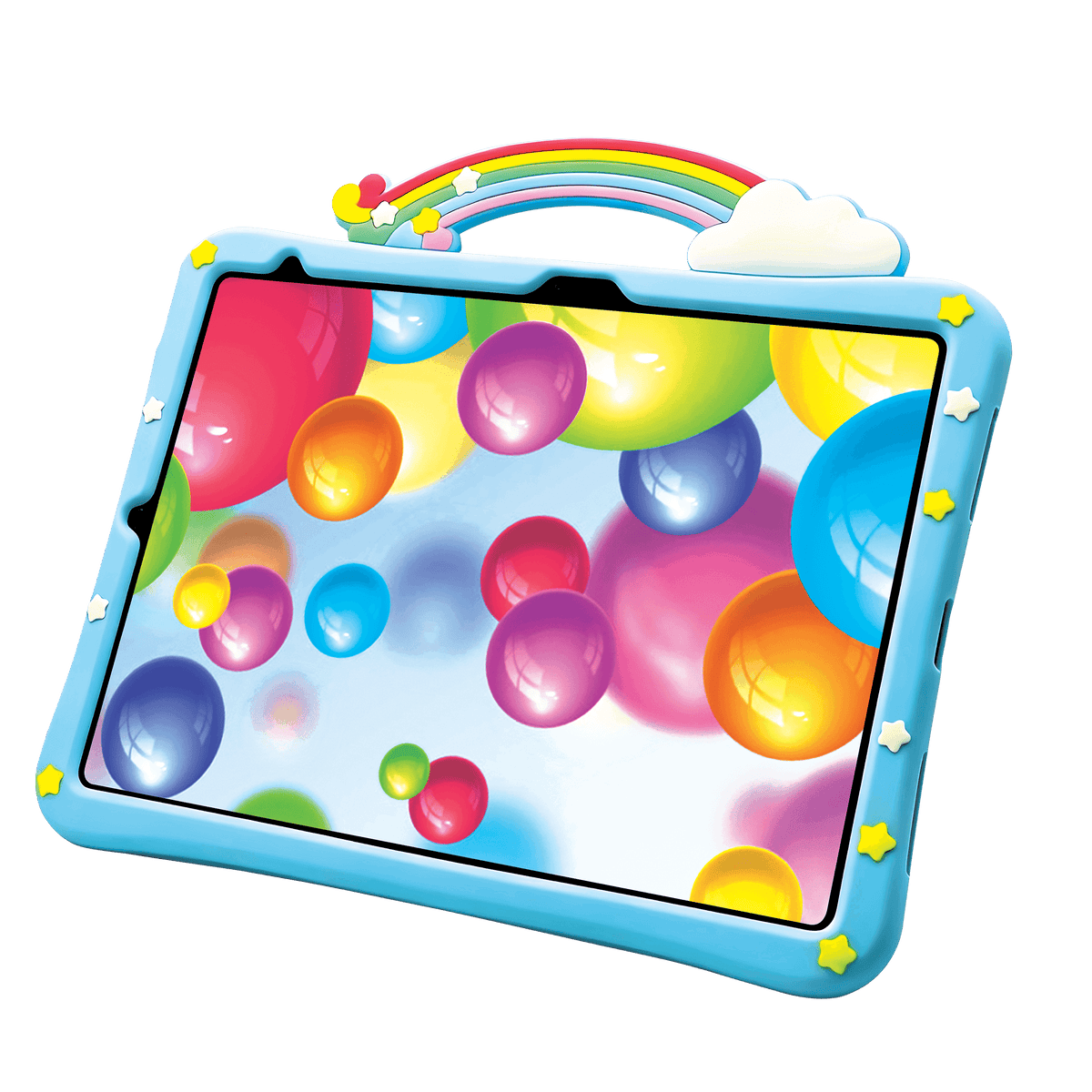 TechXtras Tablet Case iPad 11" A16/10.9" 10th Gen - Rainbow with Handle & Kickstand