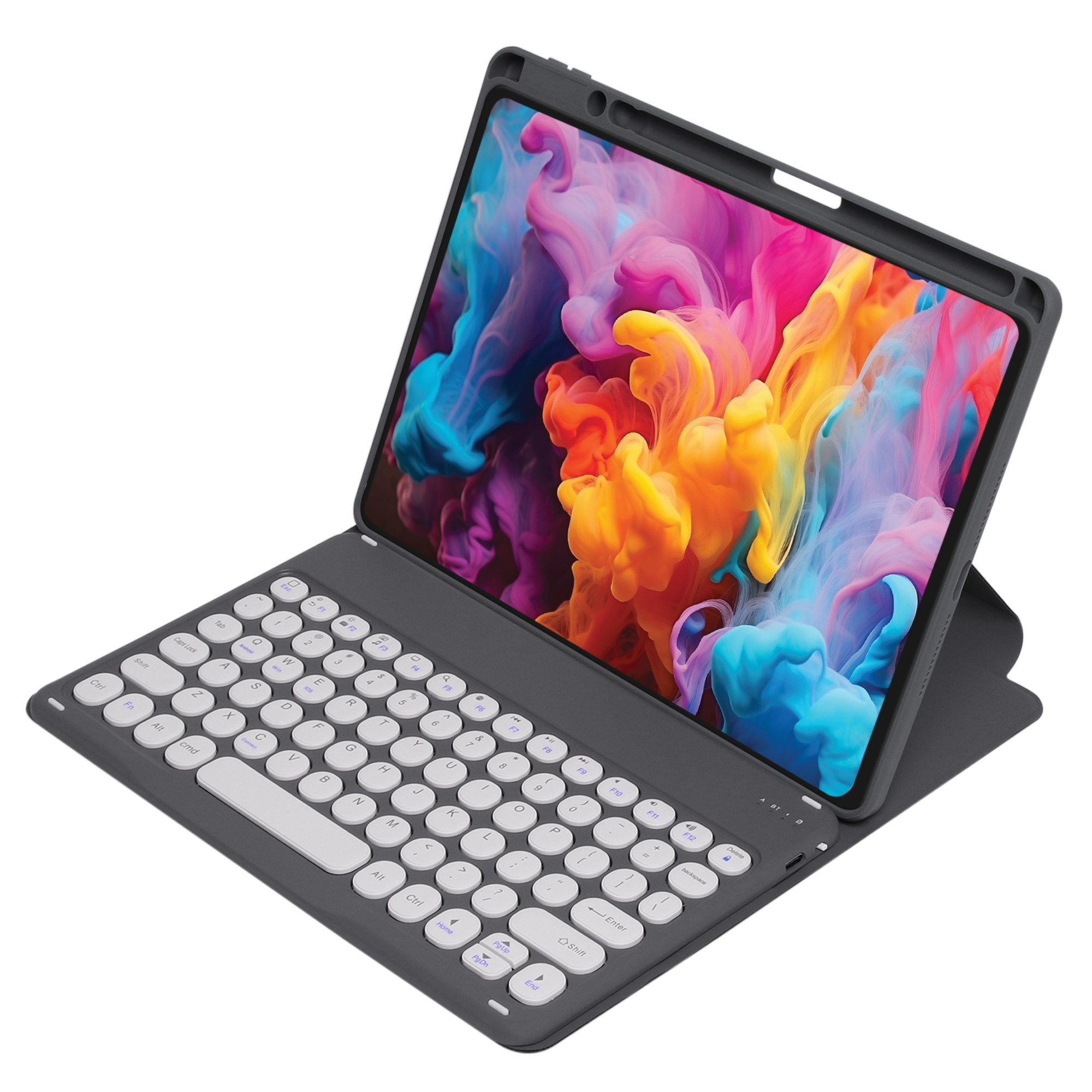 Crest TechXtras 360° Screen Rotating Tablet Case iPad 10.2'' - Space Grey