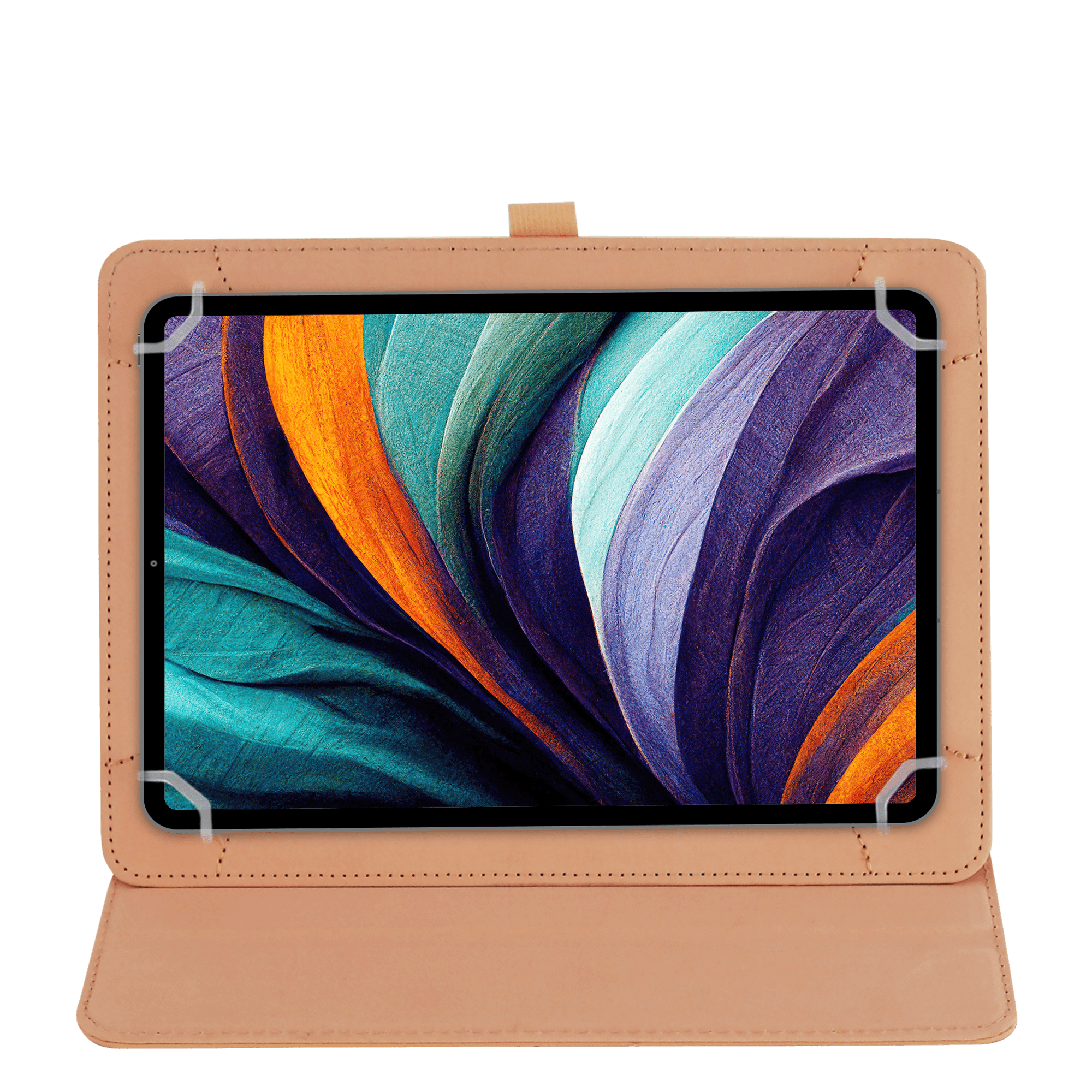 TechXtras Universal Tablet Case iPad 9" to 11'' - Peach