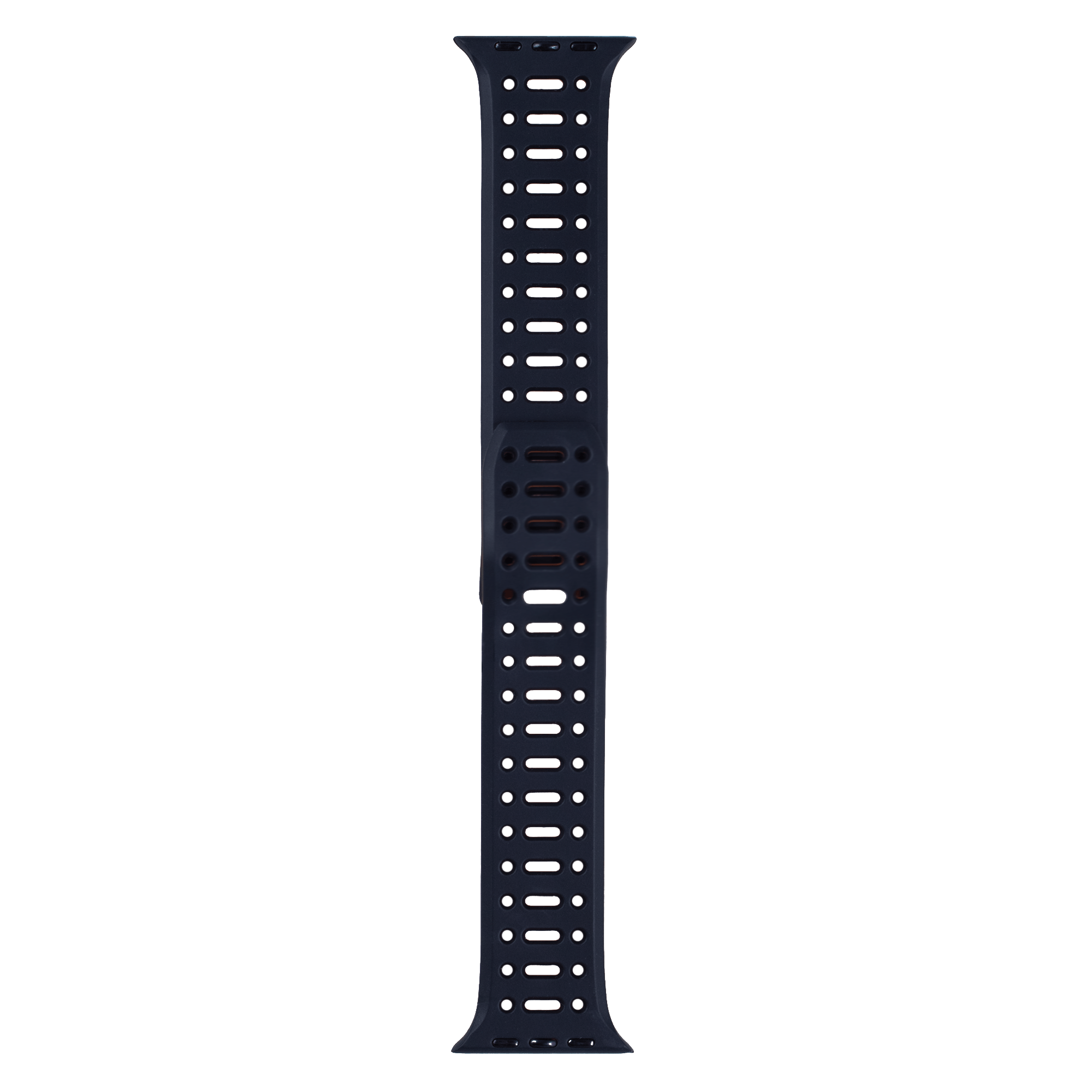 Crest Sports Watch Strap 42-49mm Black Orange