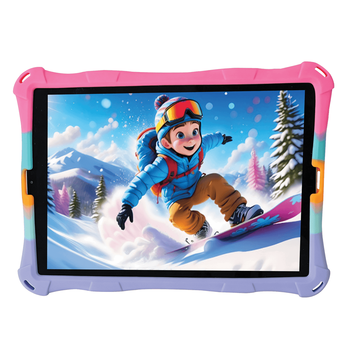 TechXtras Kids Tablet Case iPad 11" A16/10.9" 10th Gen - Bubble with Kickstand