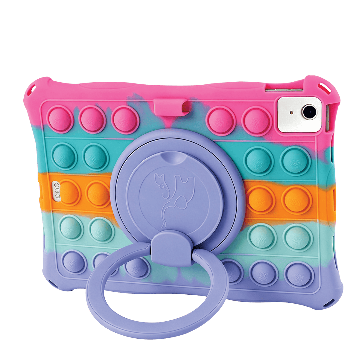 TechXtras Kids Tablet Case iPad 11" A16/10.9" 10th Gen - Bubble with Kickstand