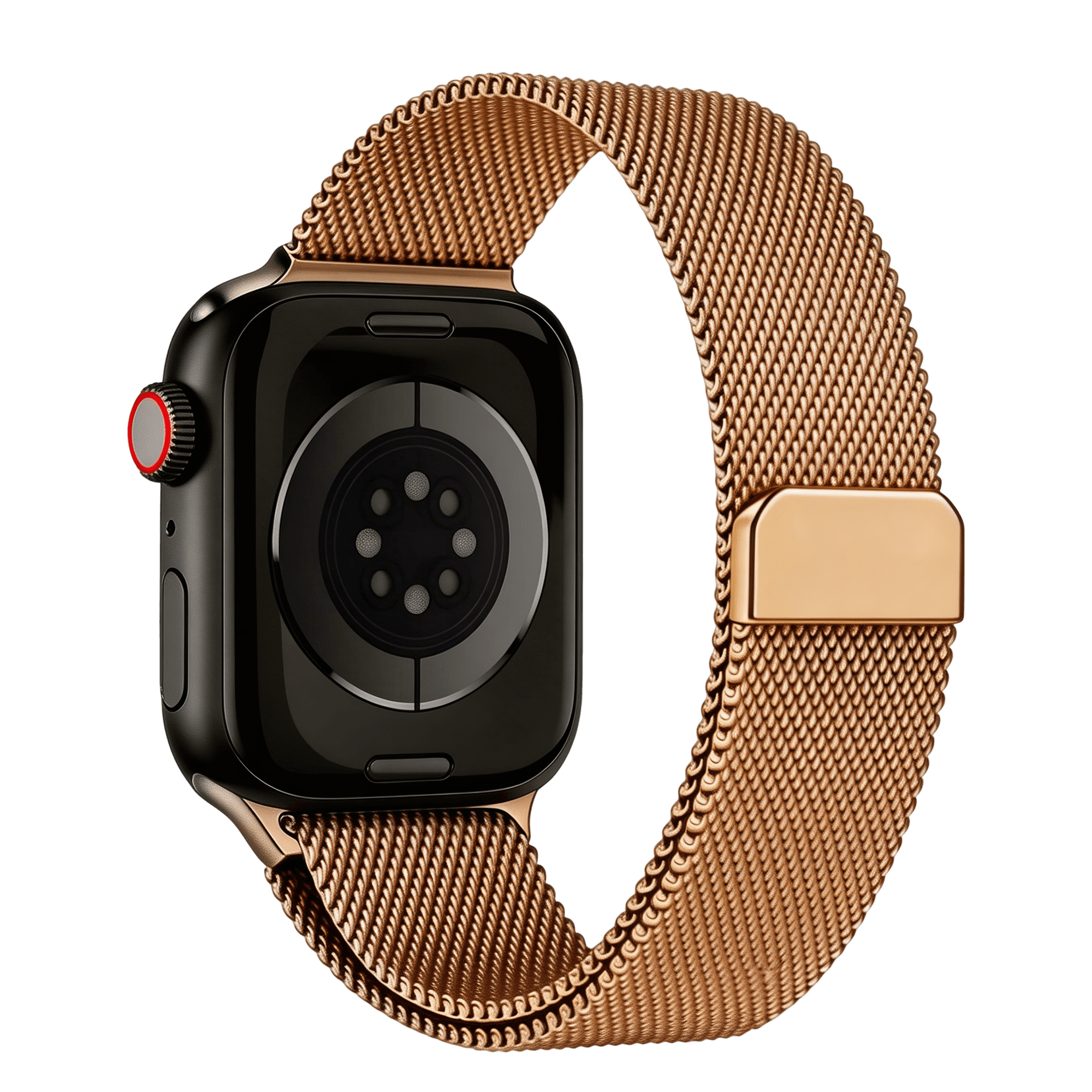 Crest Milanese Watch Strap 38-41mm Rose Gold