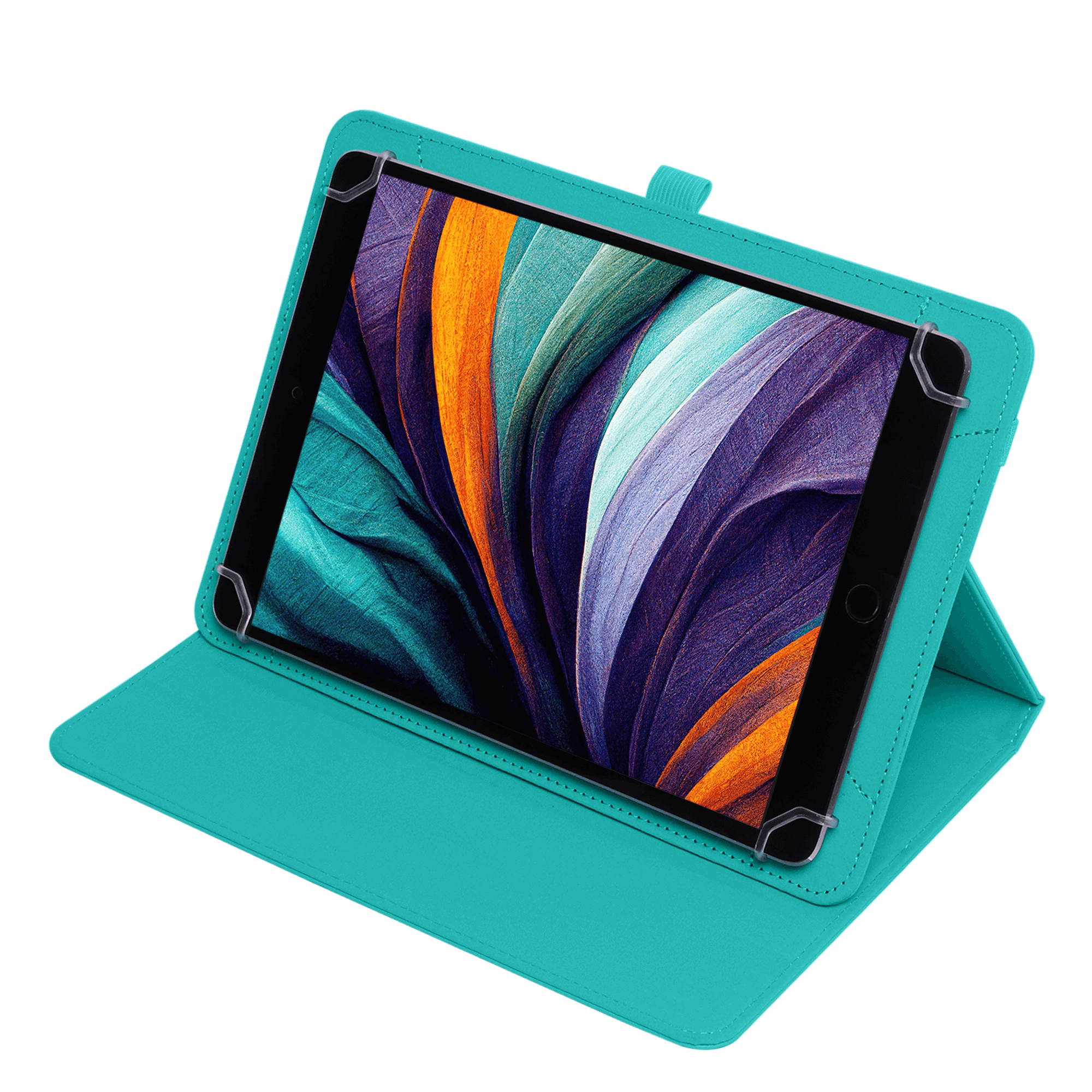 TechXtras Universal Tablet Case iPad 9" to 11'' - Turquoise