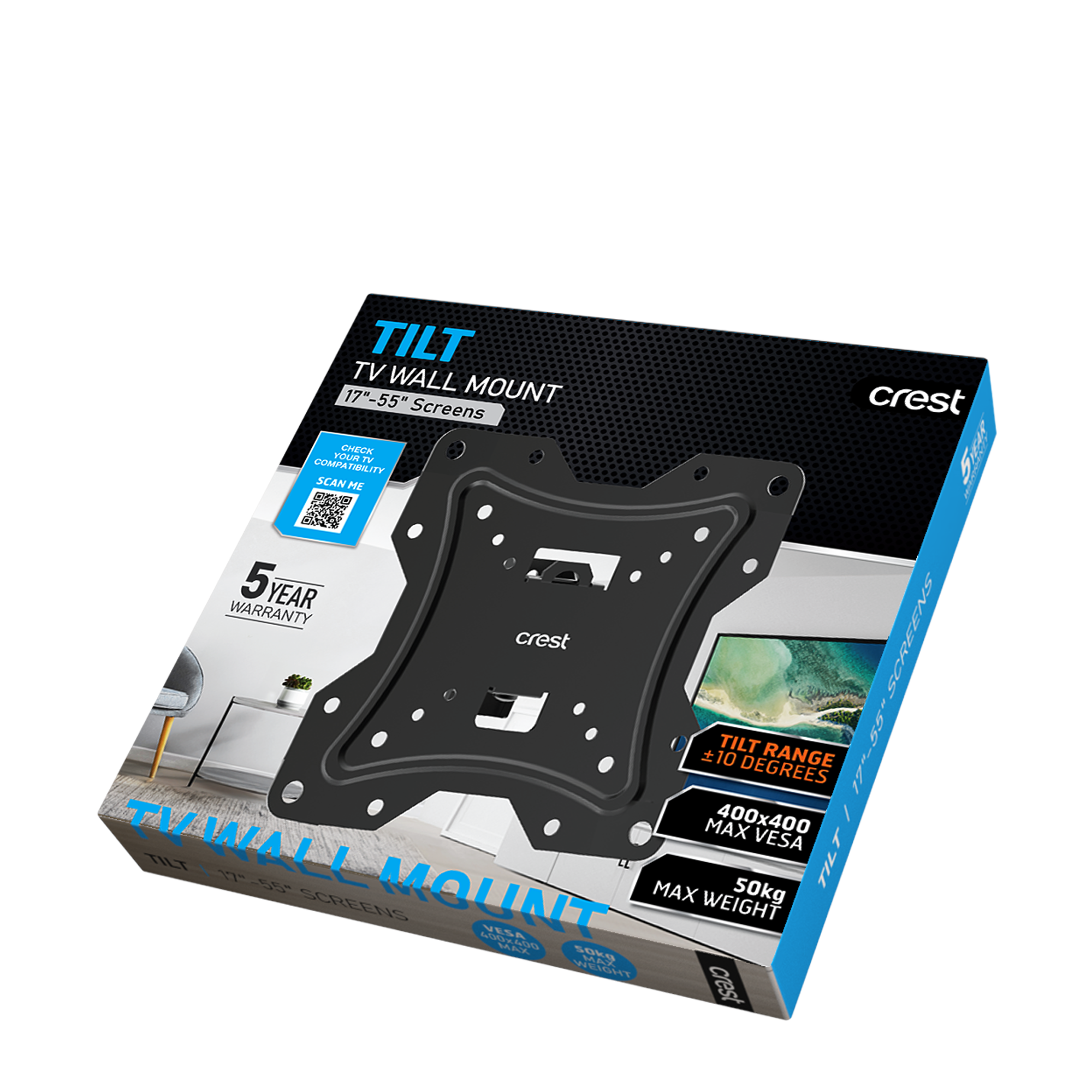 Tilt Motion TV Wall Mount - 17" - 55"