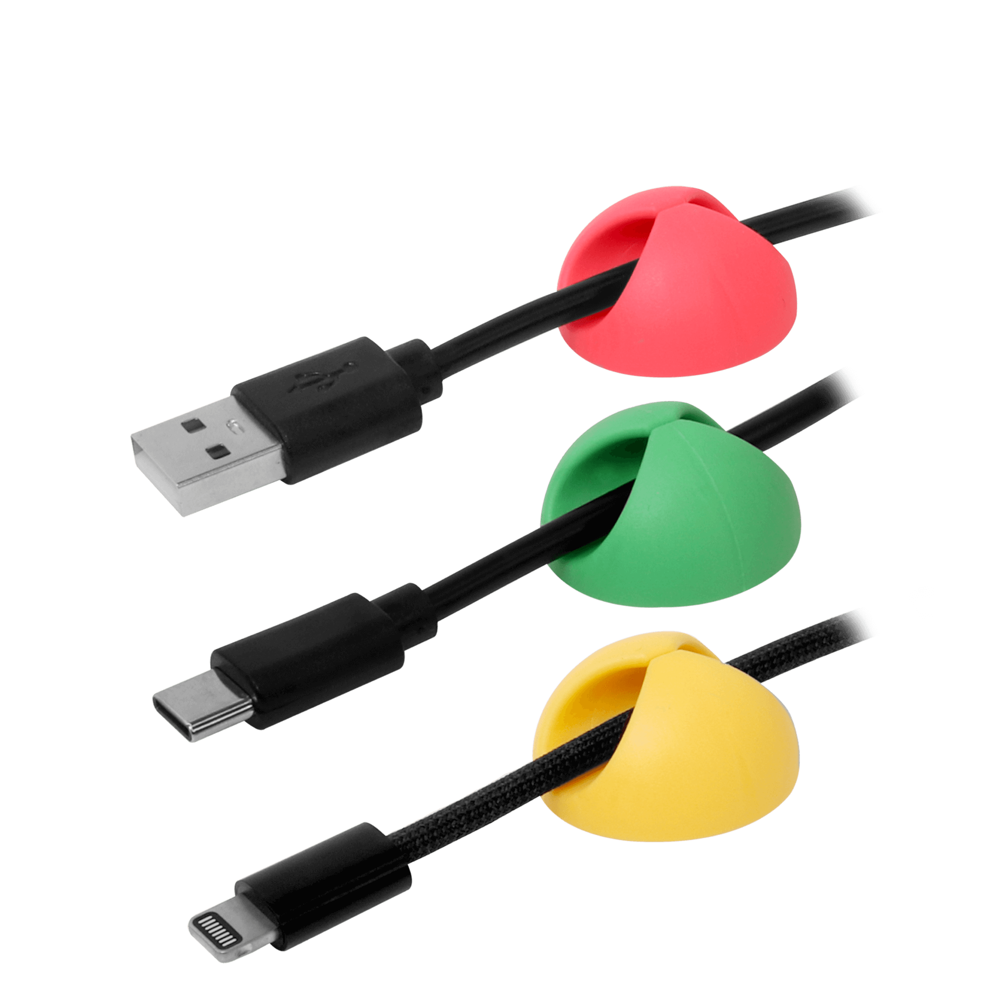 Cable Organiser Cord Grippers - 6 Pack