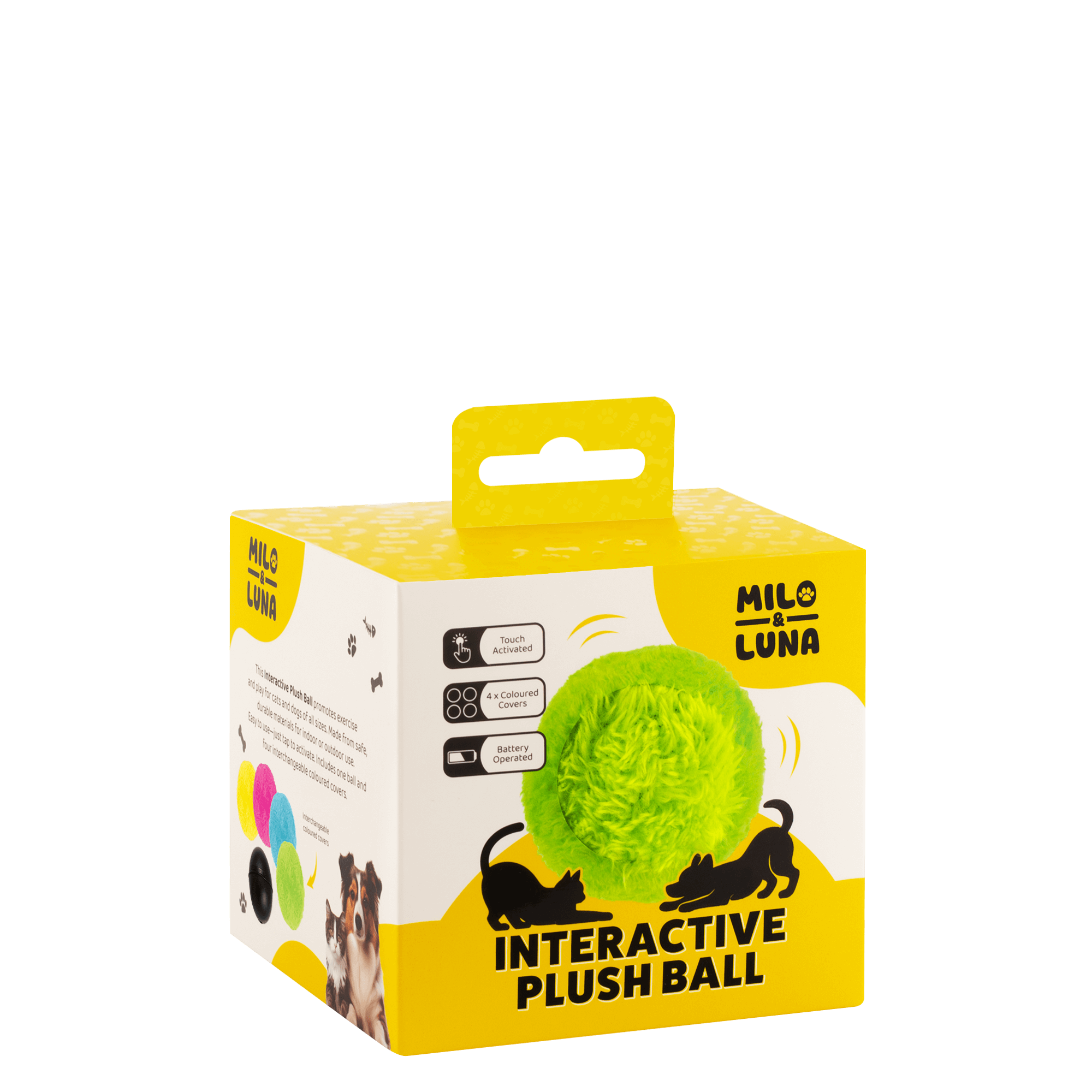 Interactive Dog Toy Plush Ball