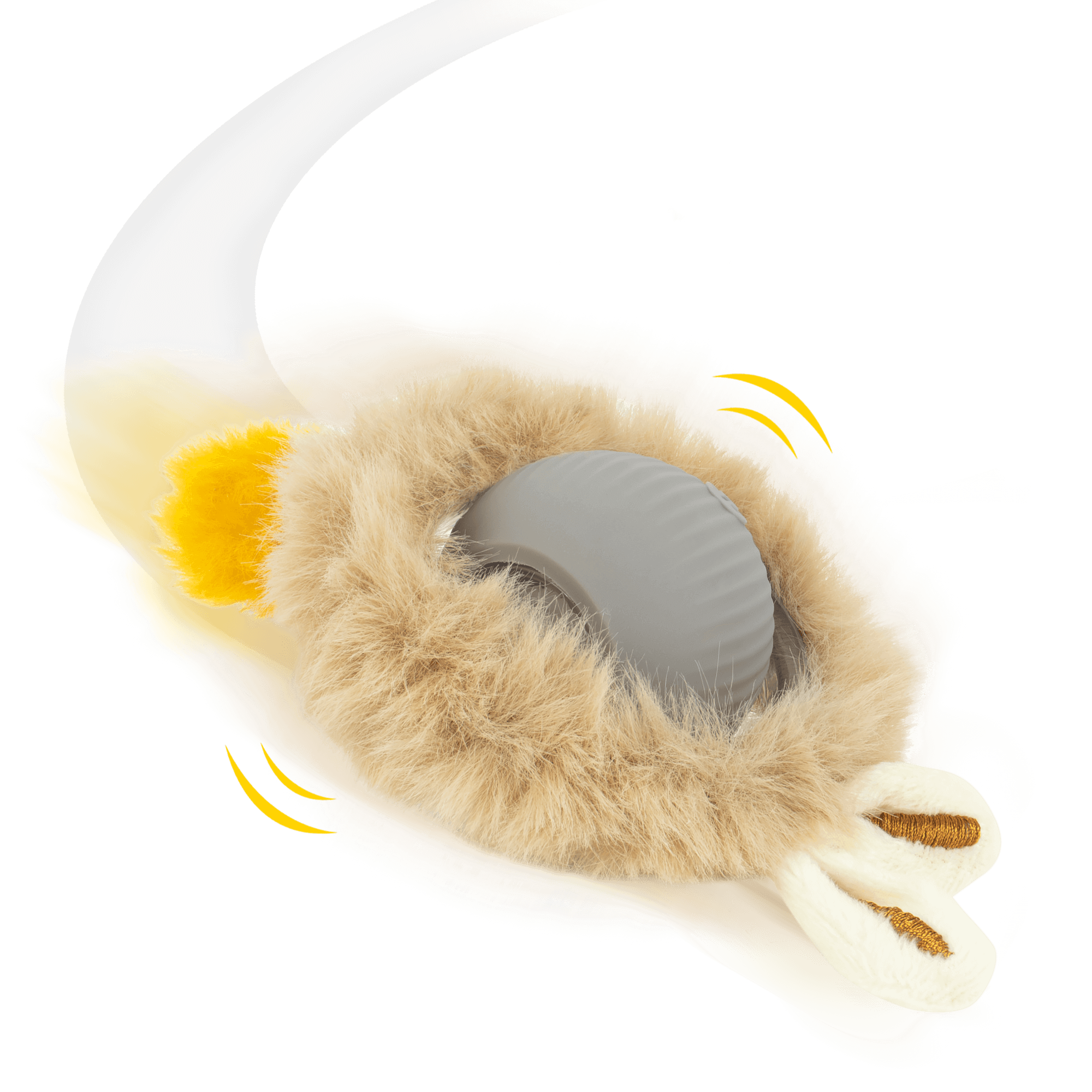 Interactive Ball with Furry Ring