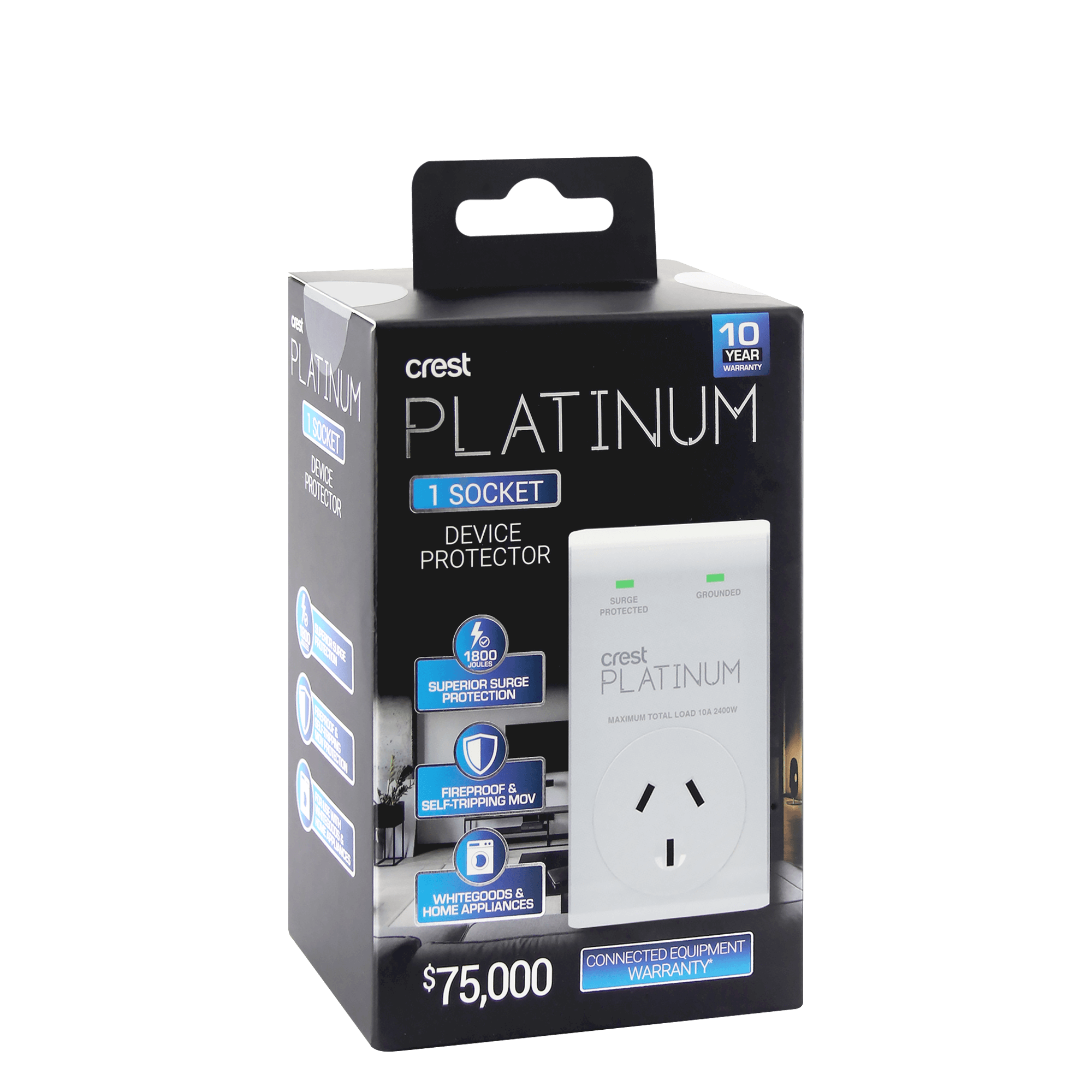 Platinum Surge Protector 1 Socket