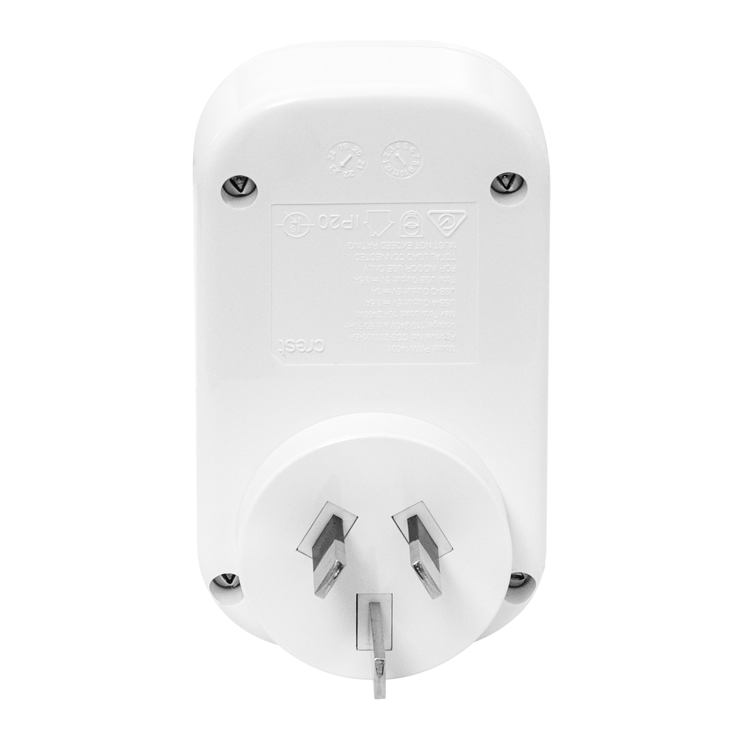Bon Voyage USA UK HK Inbound Adaptor with 4 USB Ports