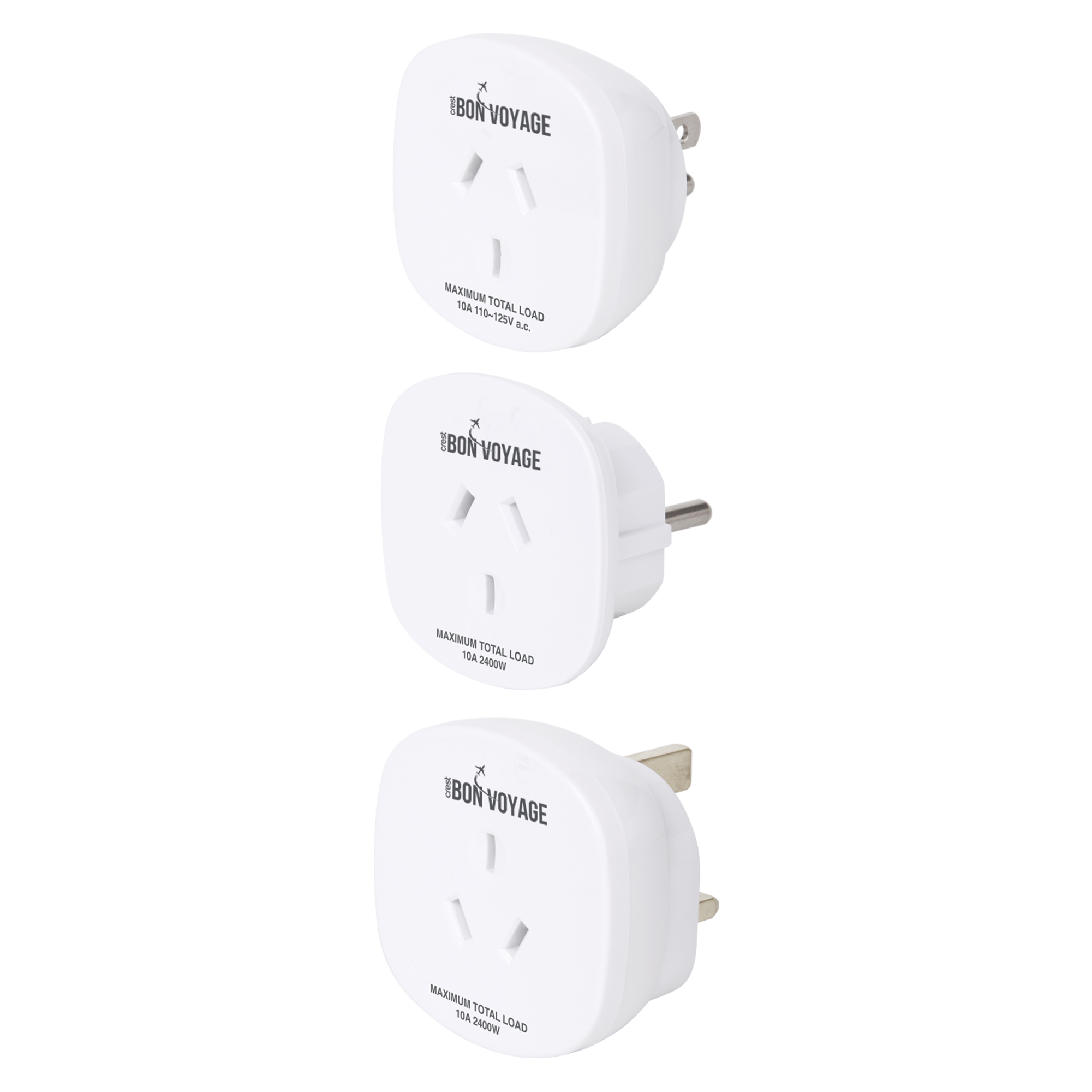 Bon Voyage USA UK EU Outbound Adaptors