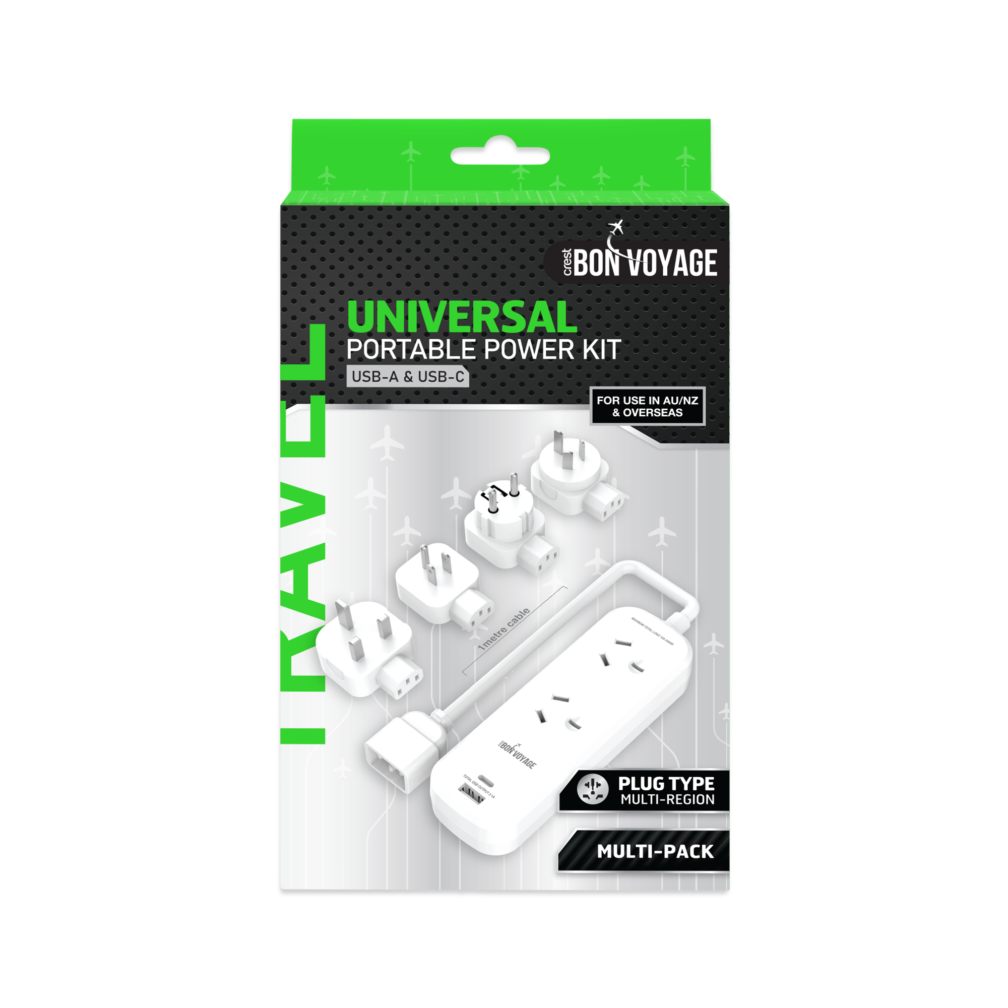 Bon Voyage UNIVERSAL Portable Power Kit