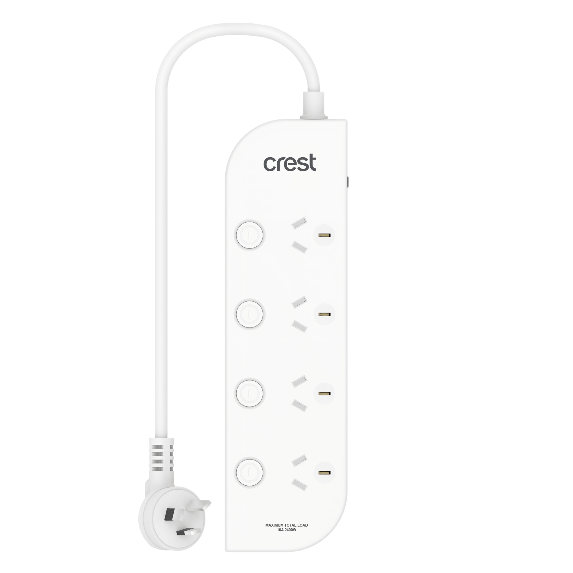 Power Board 4 Sockets Switched