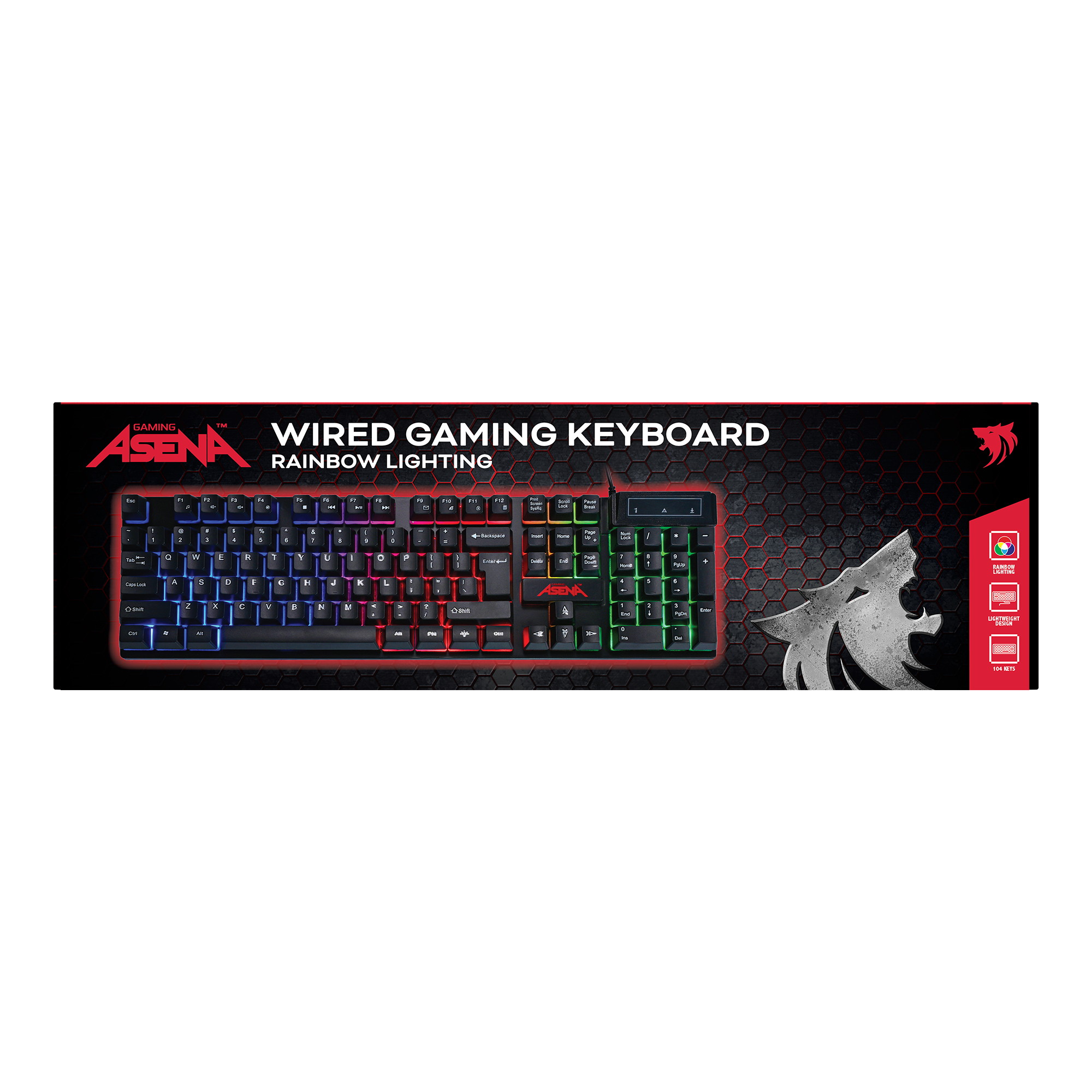 Asena Gaming Wired Keyboard