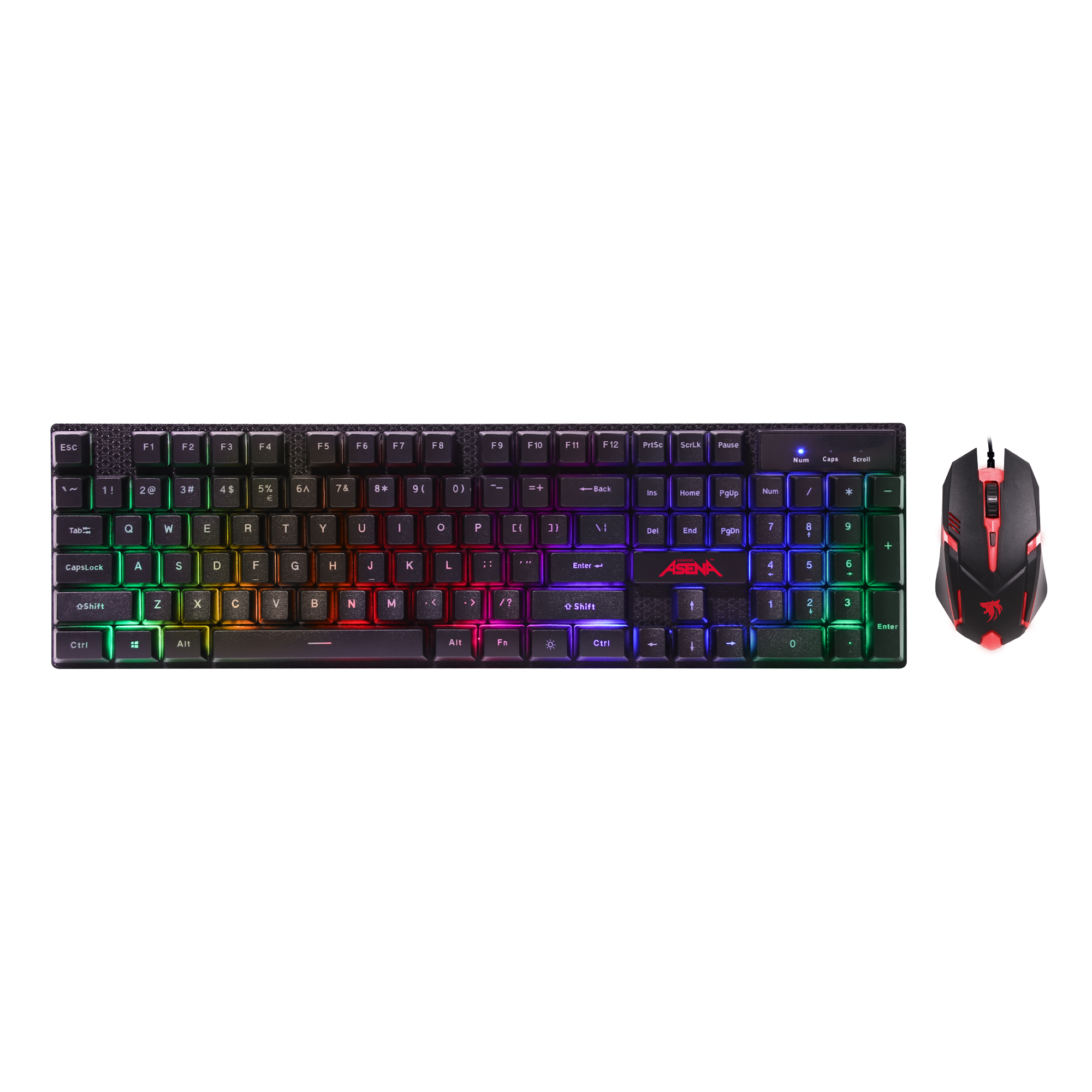 Asena Gaming Wired Keyboard & Mouse Combo