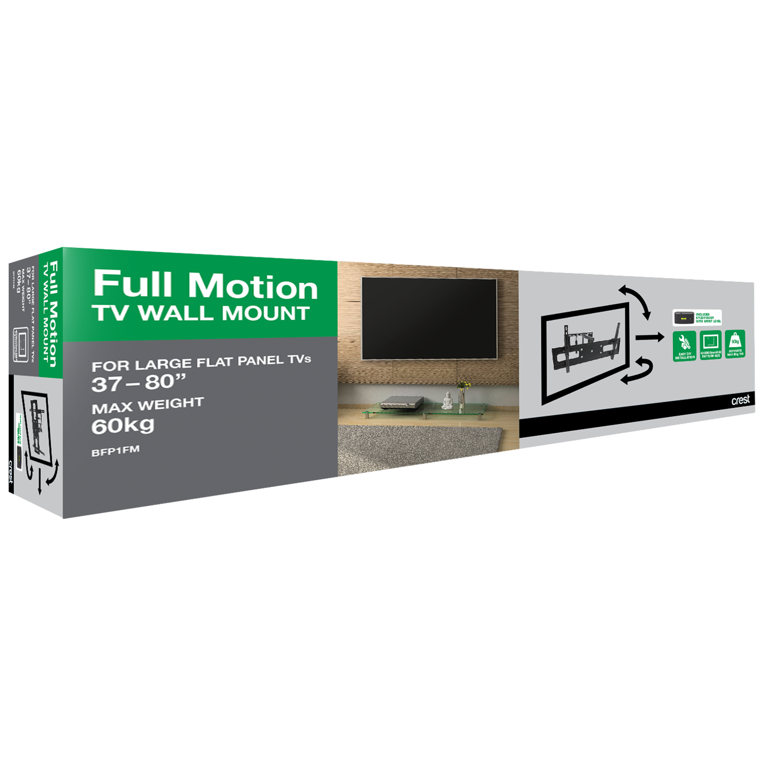 Full Motion TV Wall Mount - 37" - 80"