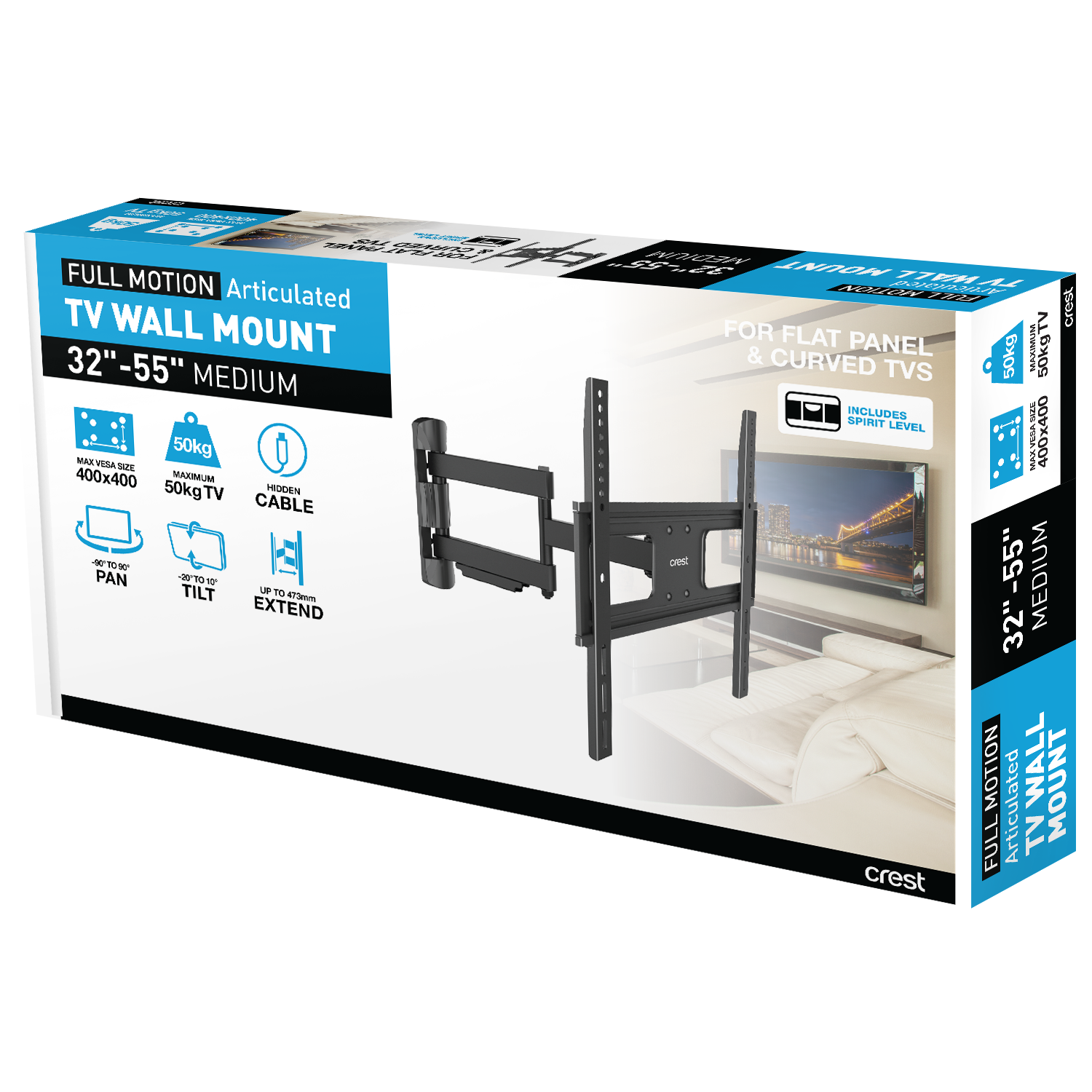 Full Motion TV Wall Mount Articulated - 32" - 55"