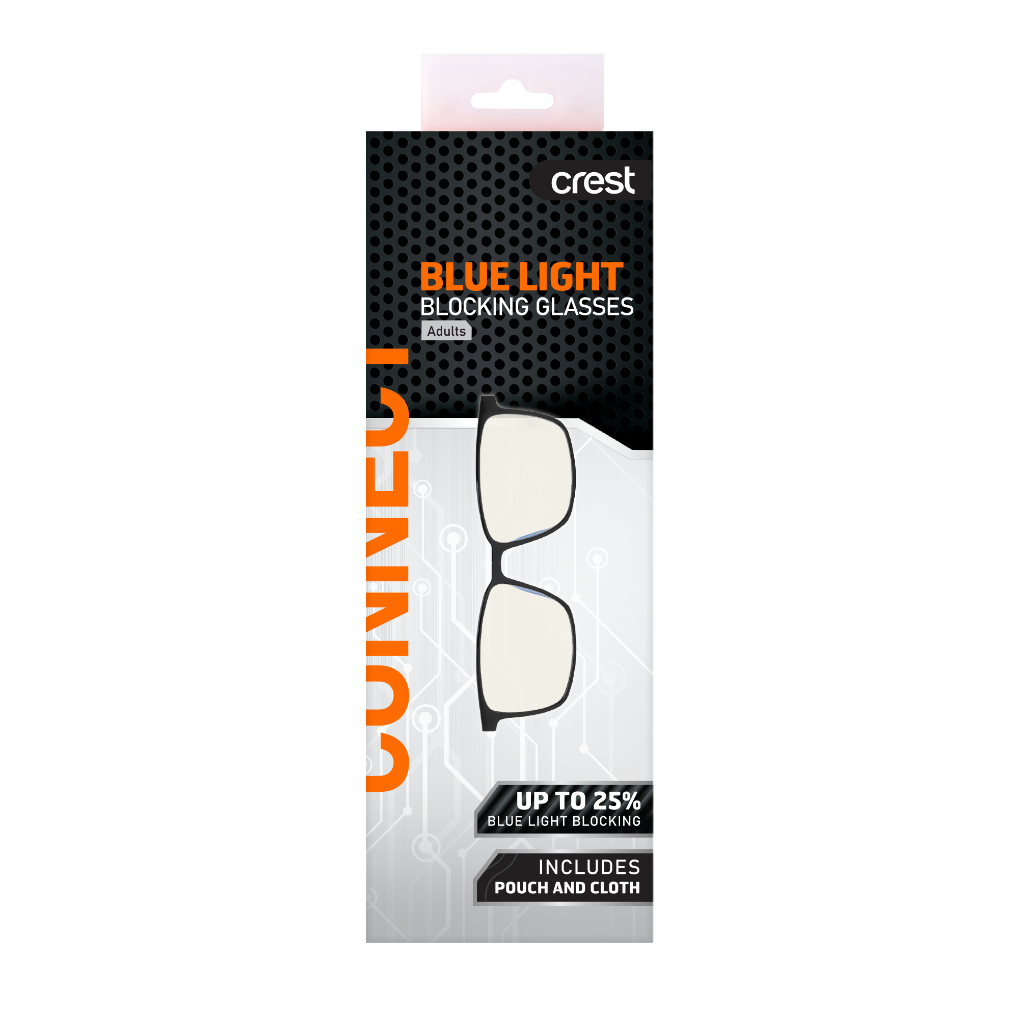 Blue Light Blocking Glasses - Black - Adult