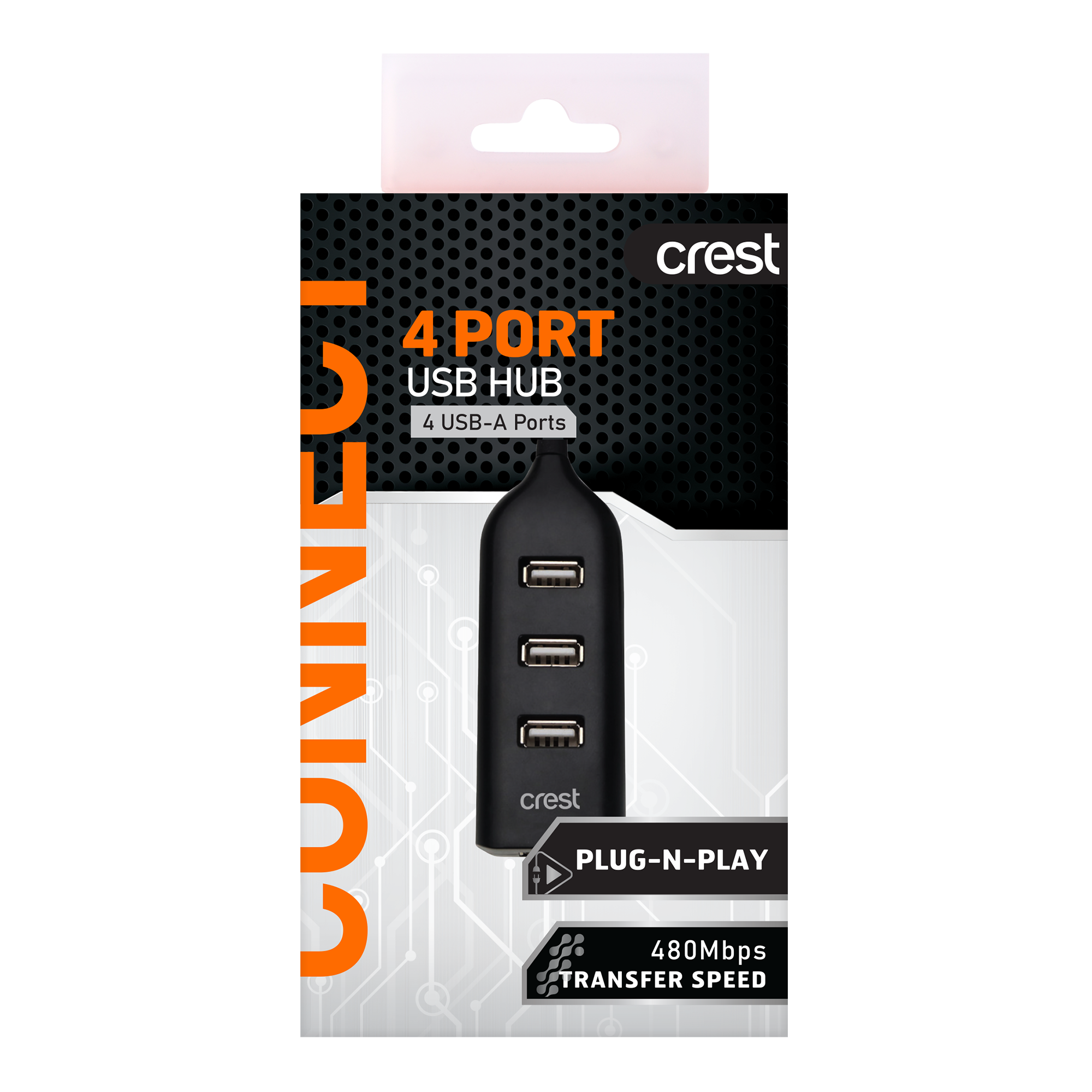 4 Port USB Hub