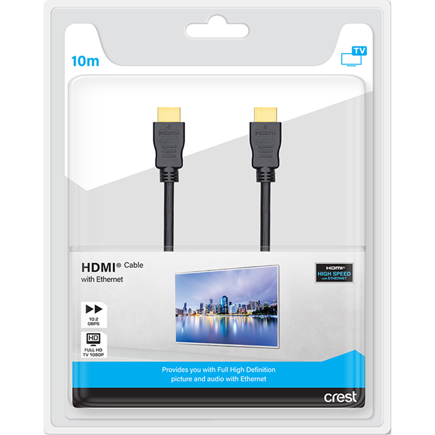 HDMI Cable With Ethernet 10.2Gbps 10M
