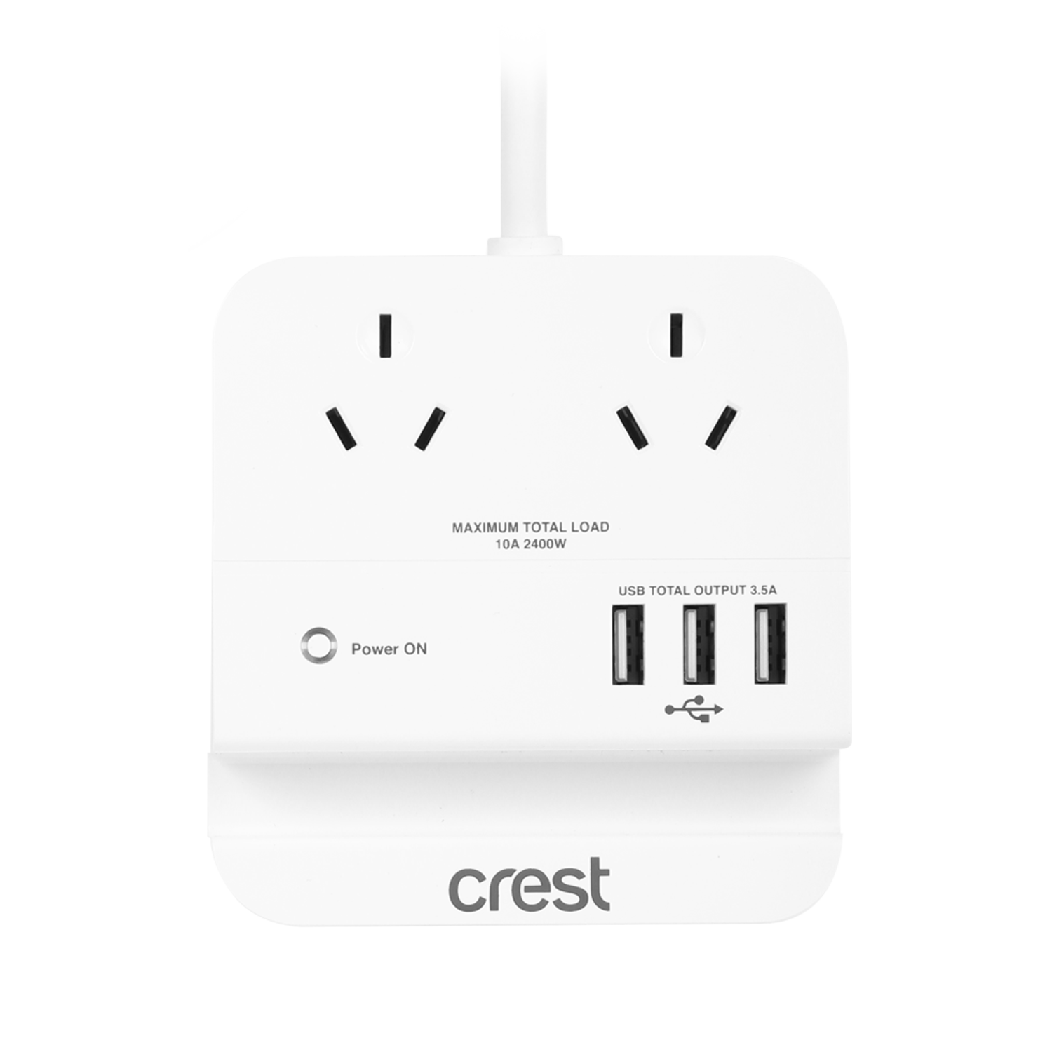 Power Hub 2 Sockets with 3 USB Outlets