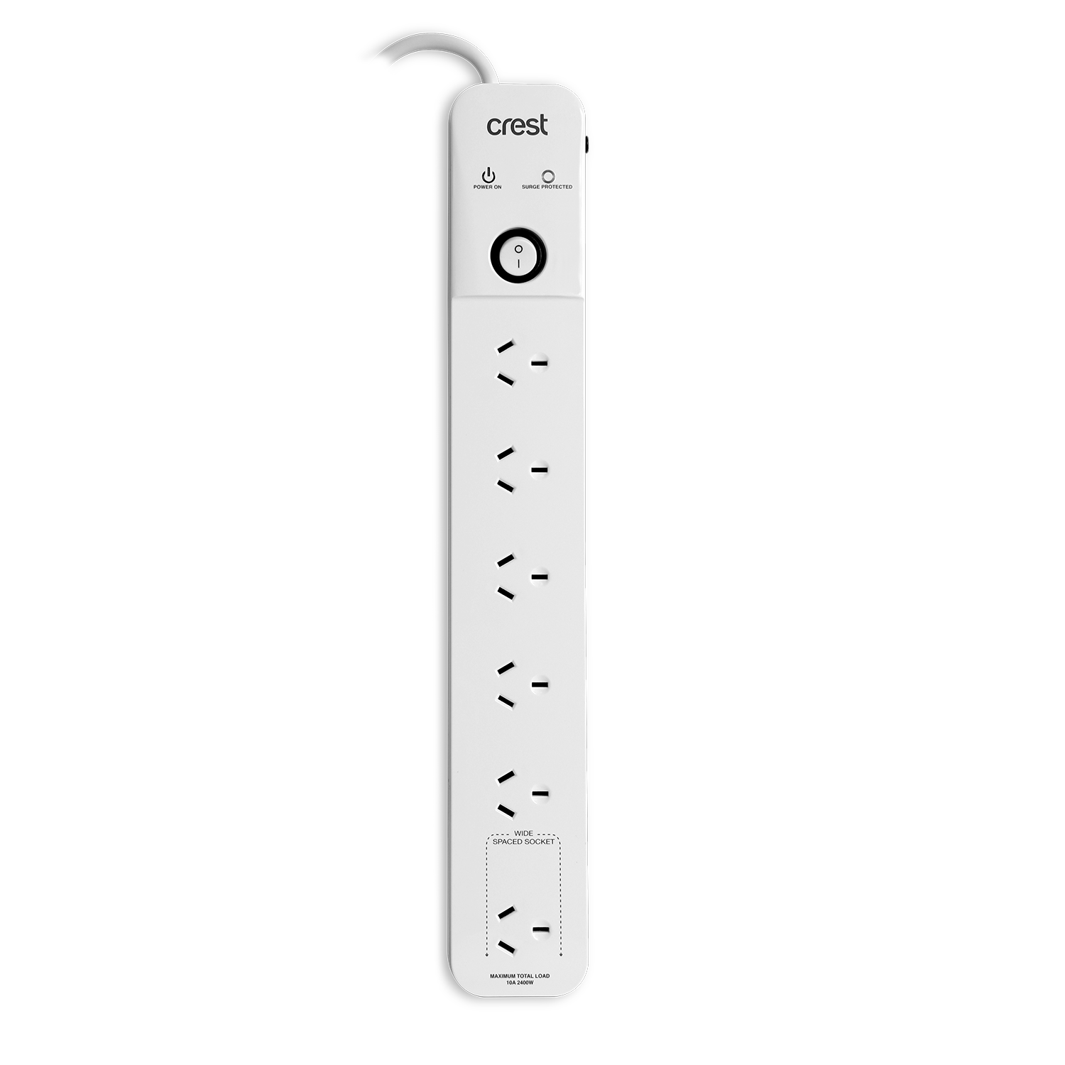Power Board 6 Sockets with Master Switch