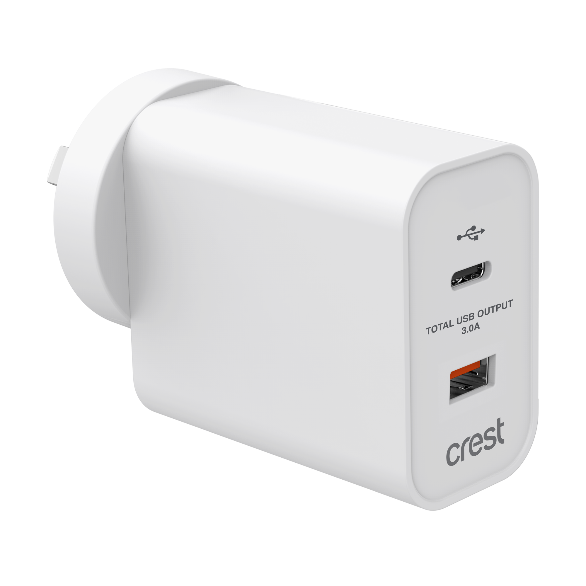 USB-A & USB-C 38W PD Wall Charger