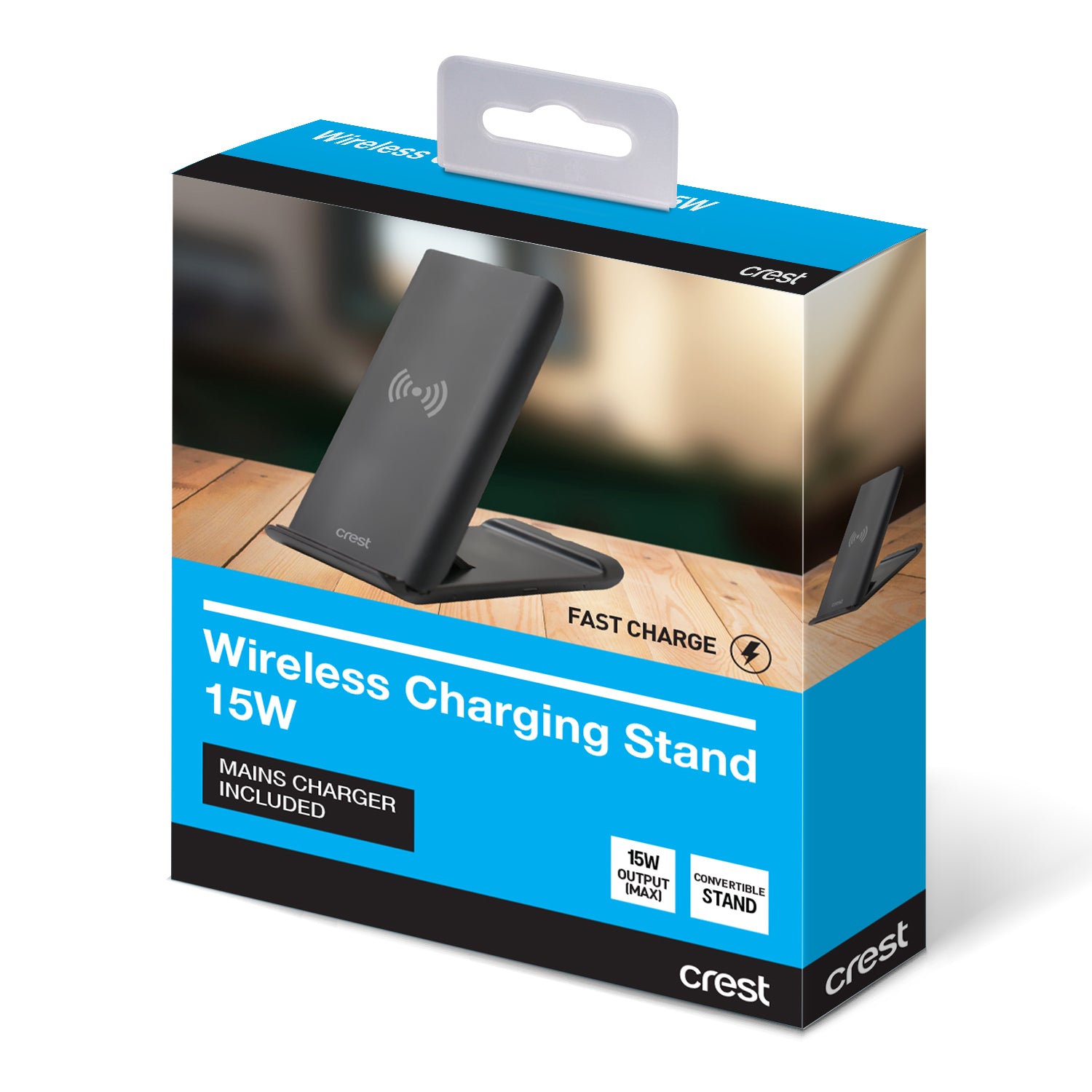 Wireless 15W Phone Charger - Stand