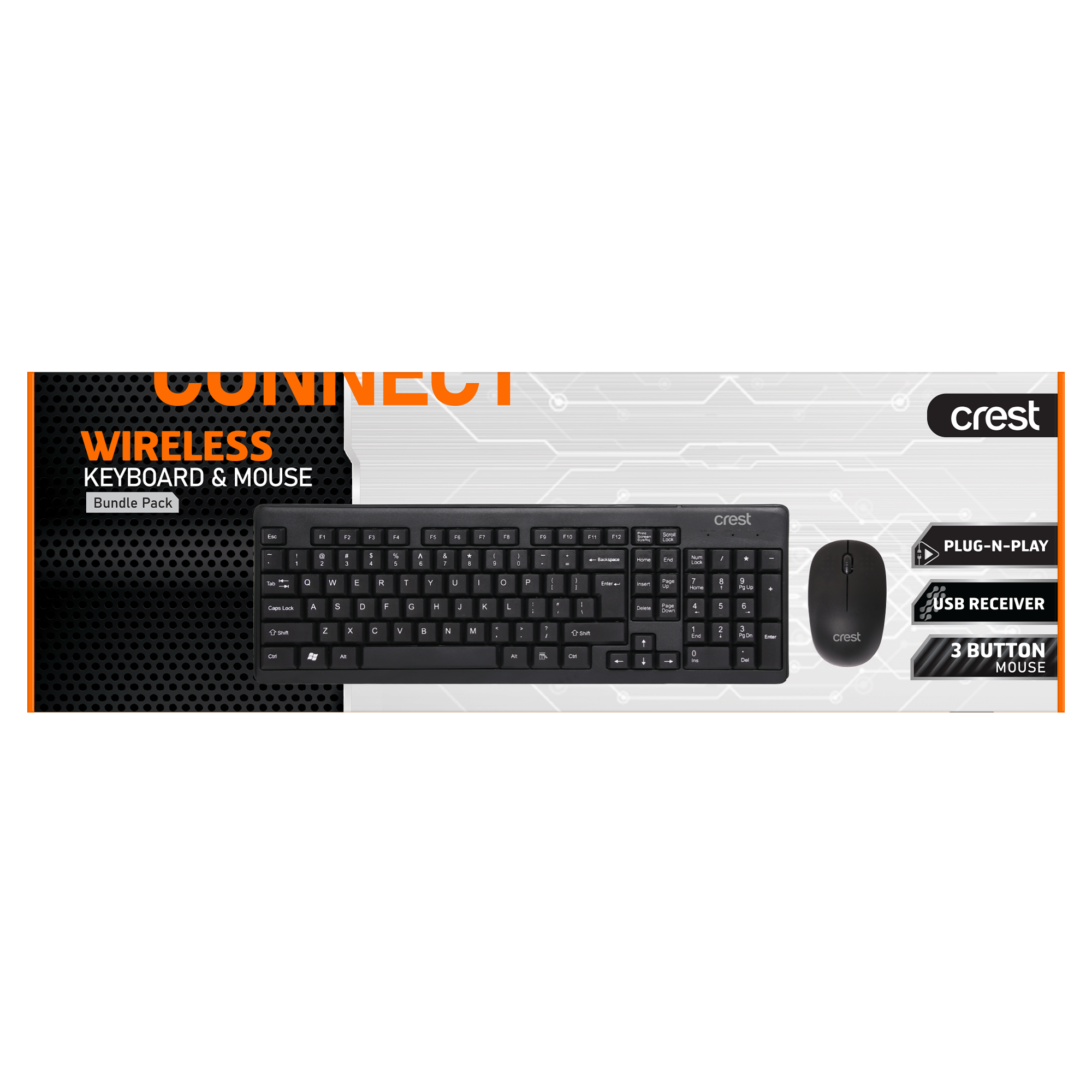 Wireless Keyboard And Mouse Bundle