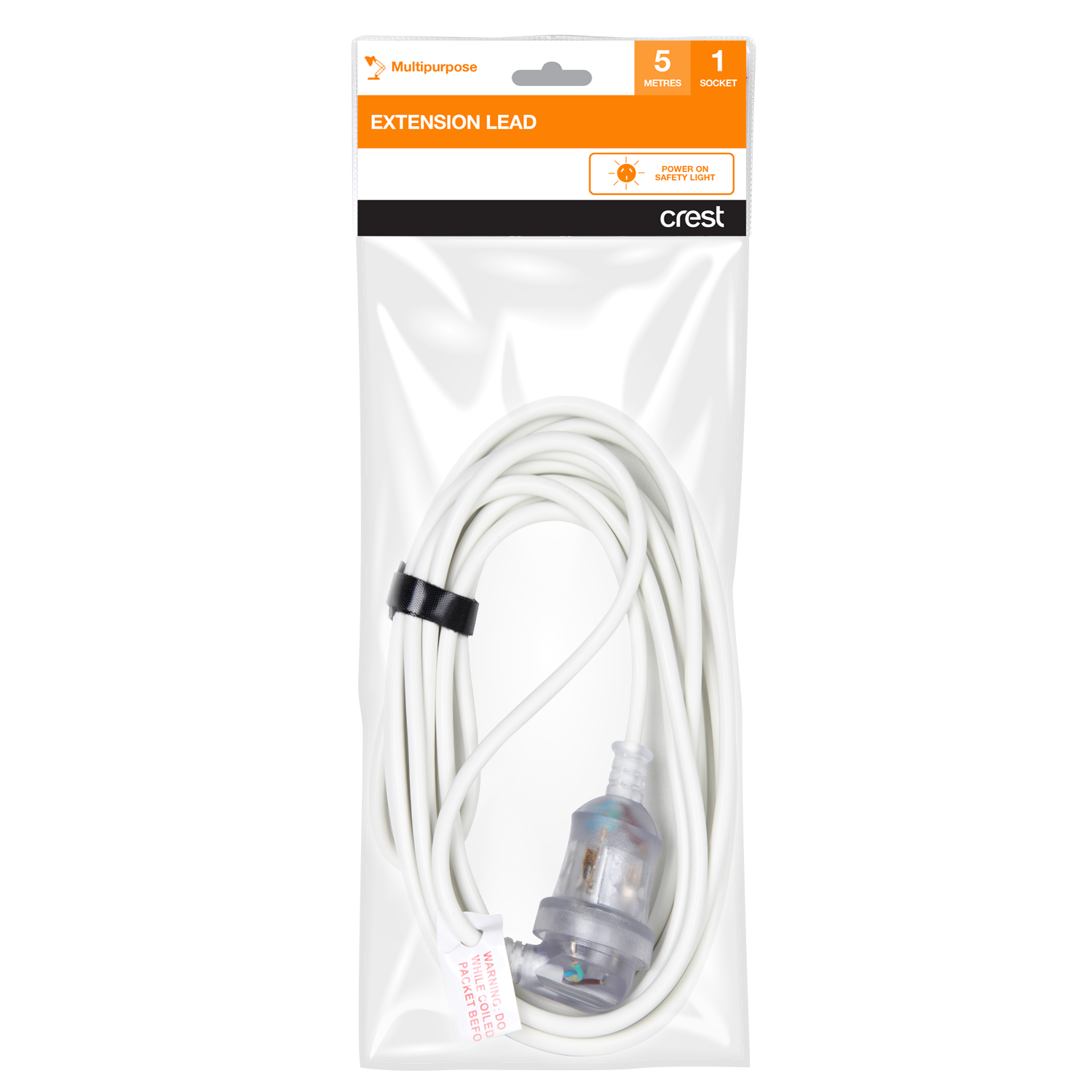 Extension Lead With Built-In Light 5M