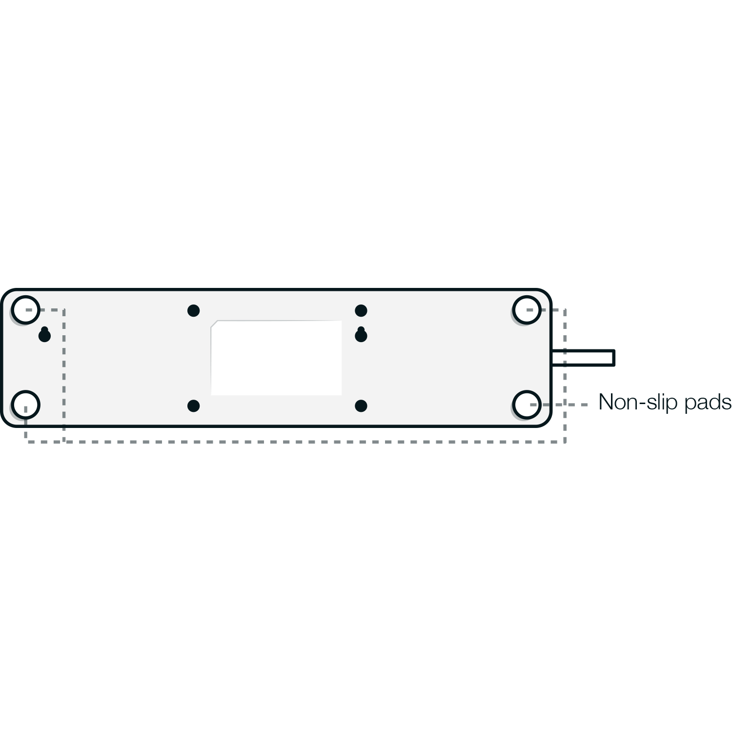 Power Board 6 Socket 6 Switch 2 USB Surge Protected