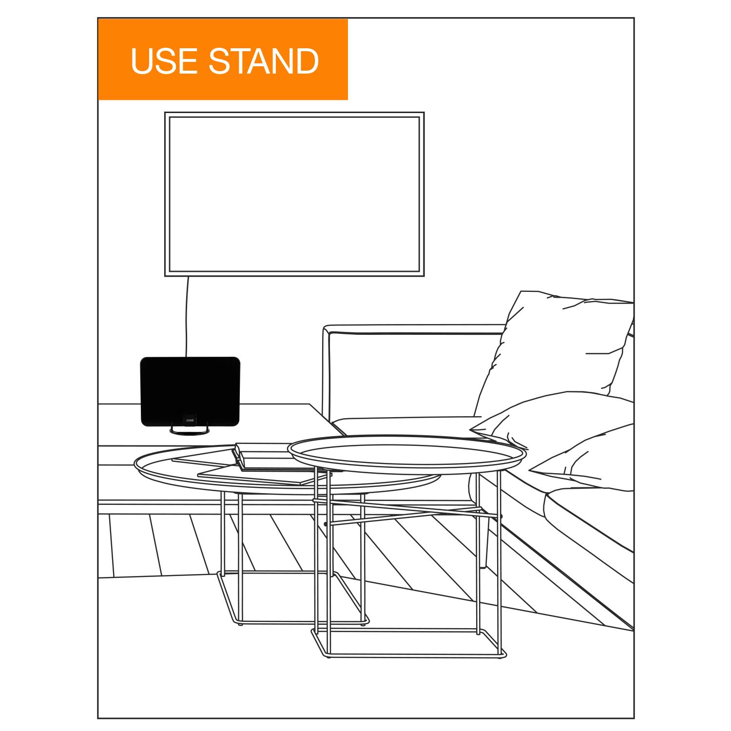Indoor Antenna 25km Concealable