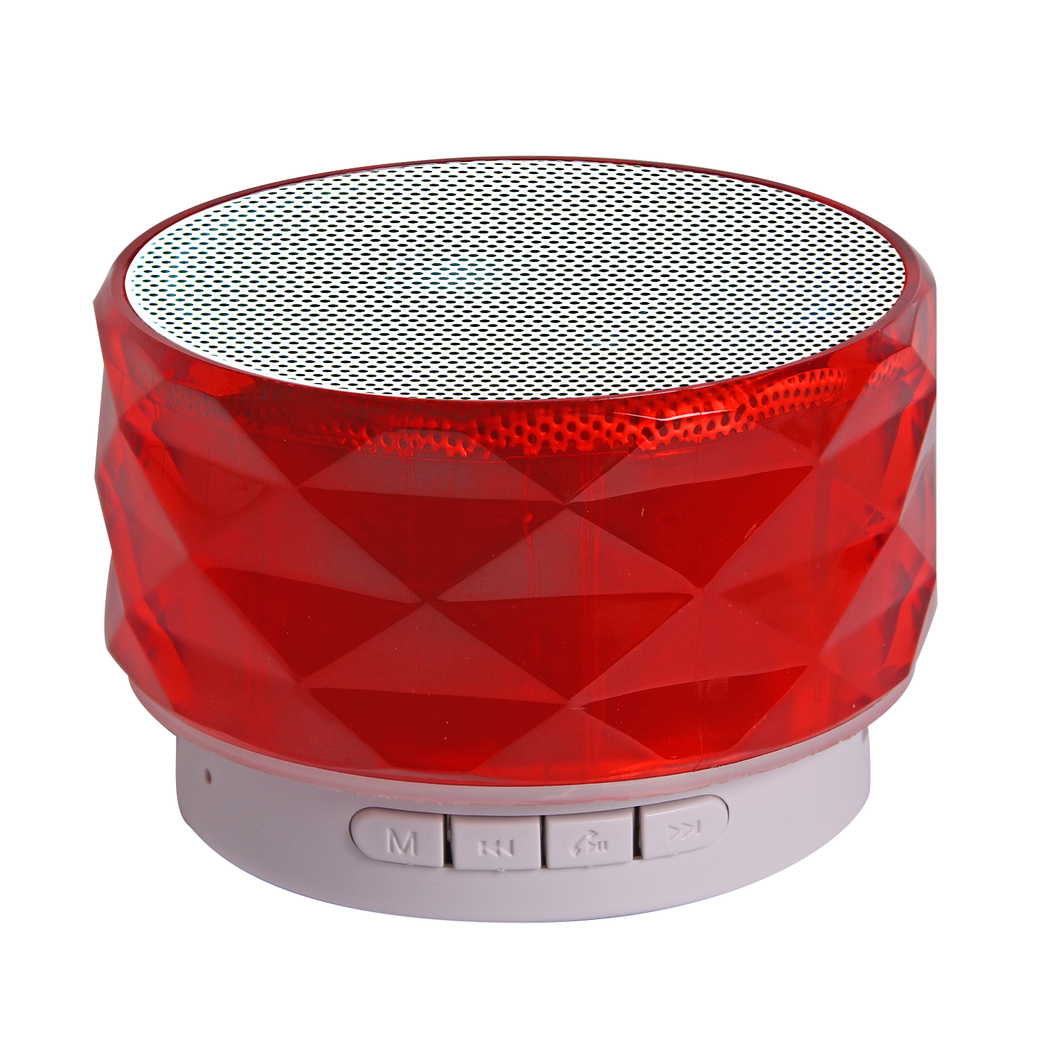 TechXtras Crystal Wireless Speaker - Red