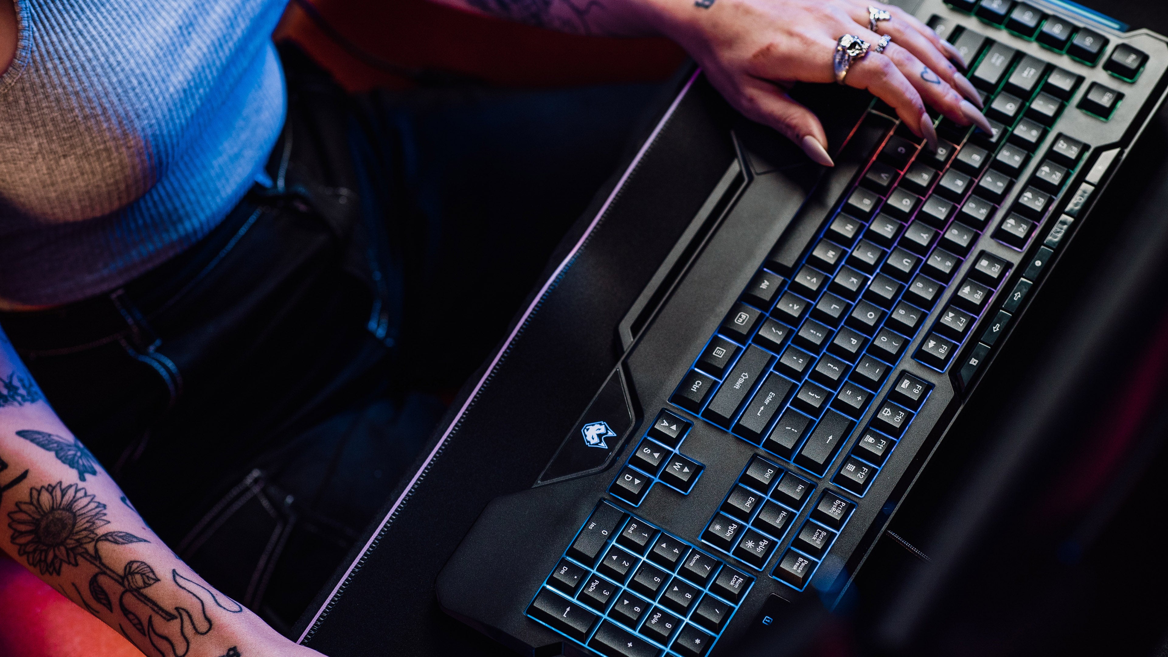 Gamer Keyboard Use Gaming Keyboards
