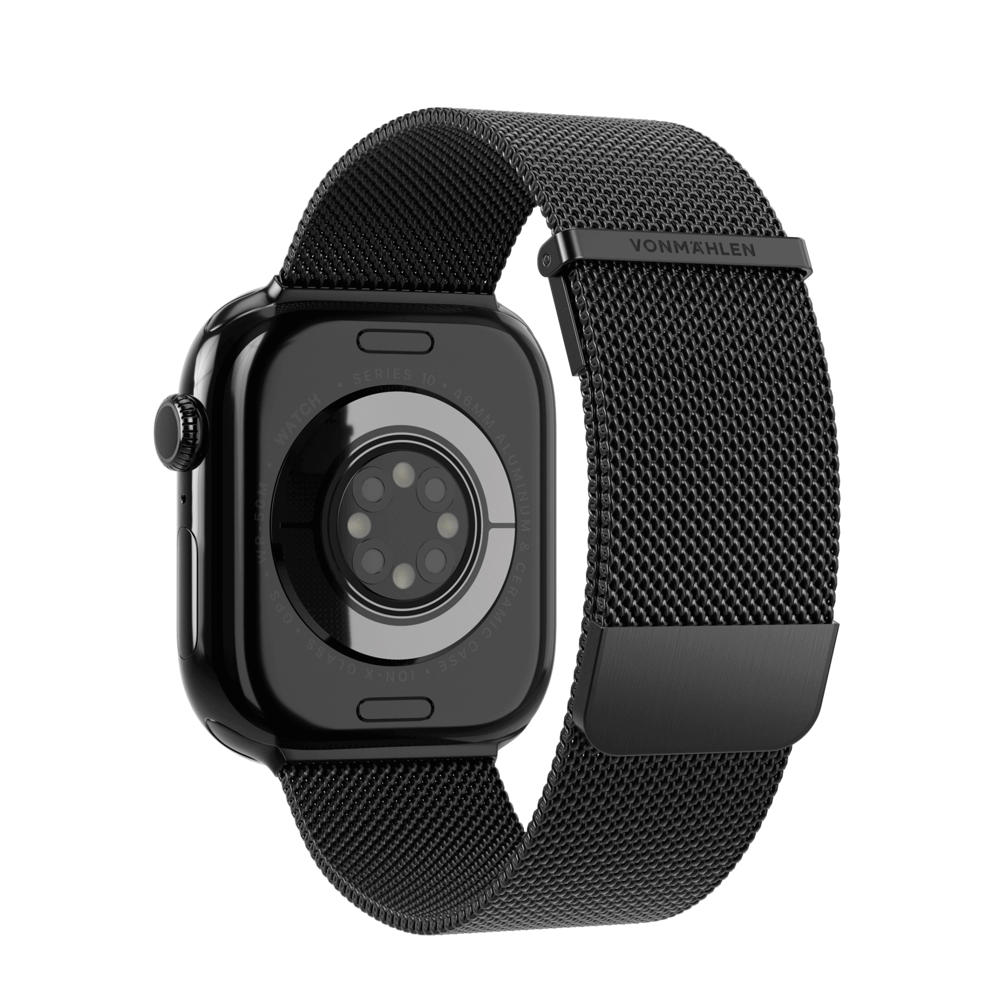 Vonmählen Watch Milanese Loop 2 Black - Case Size 1