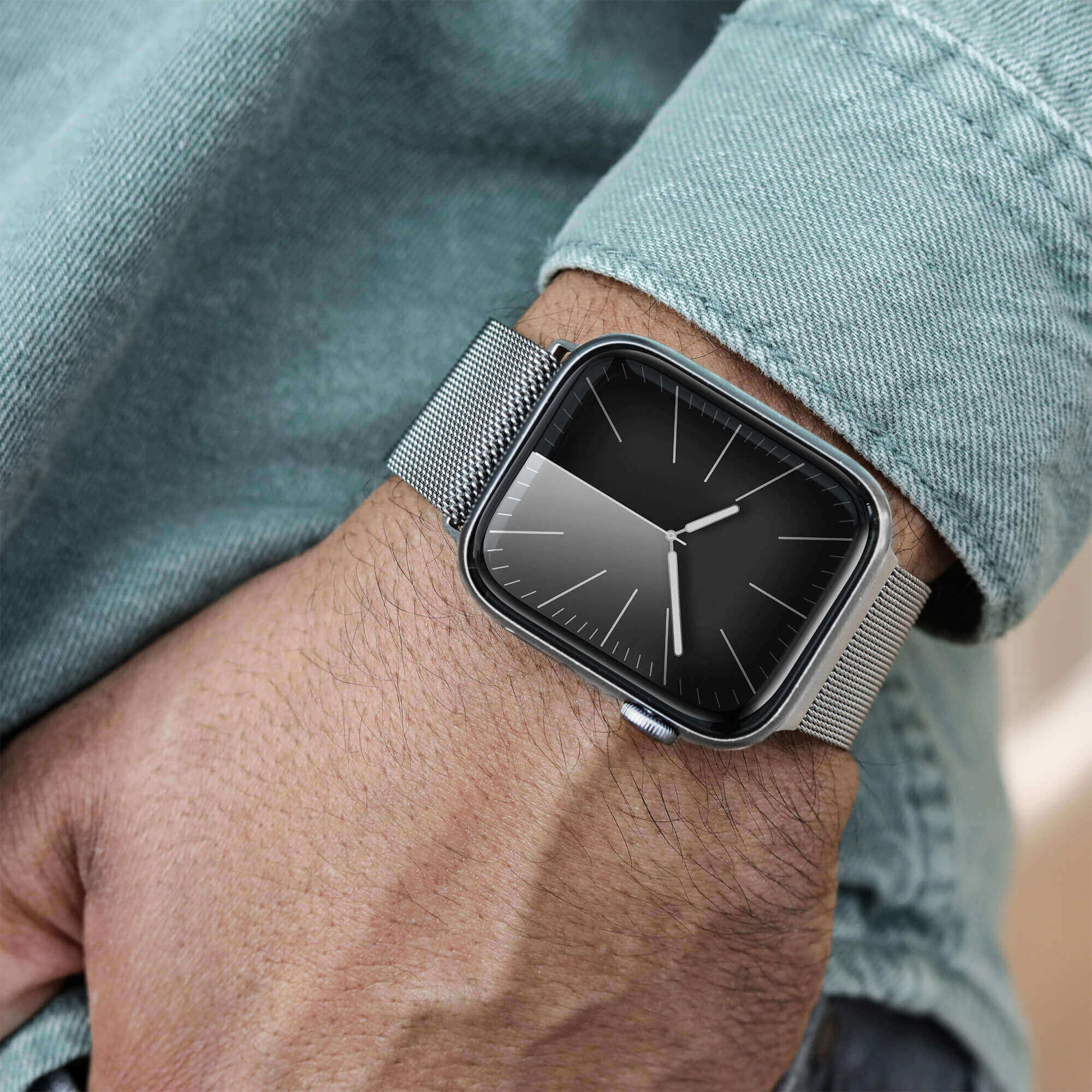 Vonmählen Watch Milanese Loop 2 Silver - Case Size 1